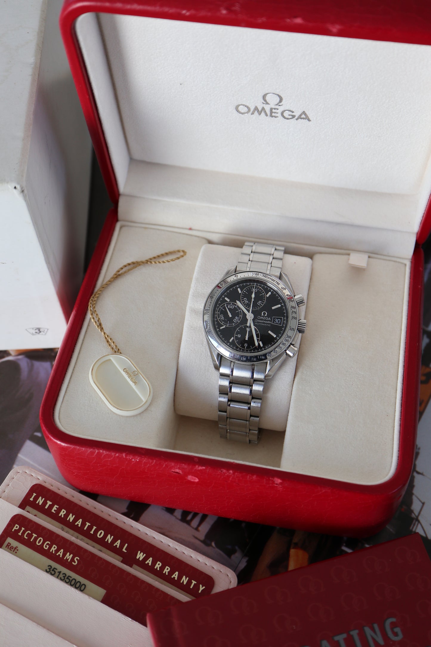 Omega Speedmaster Date Automatic 3513.50 (1999) – Full Set