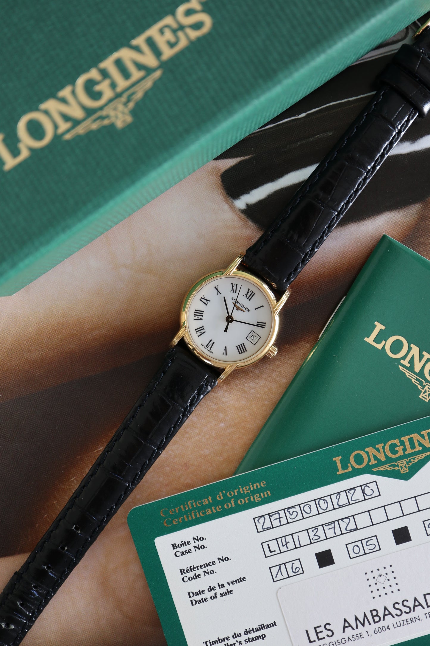 Longines Presence Quartz Ladies L4.197.2 (1995) – Full Set