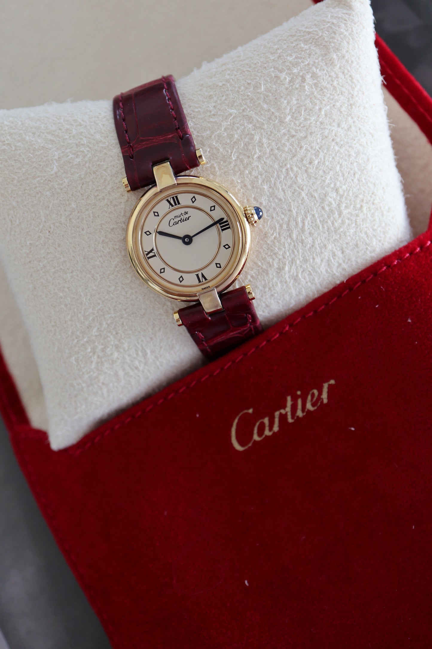 Cartier Vendome Vermeil SM Quartz 590004 (1991–1993)