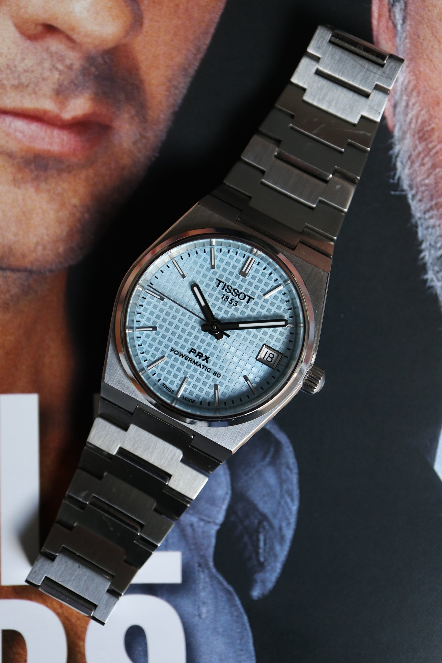 Tissot PRX Powermatic 80 “Ice Blue” Automatic T137.407.11.351.00 (2024) – Full Set
