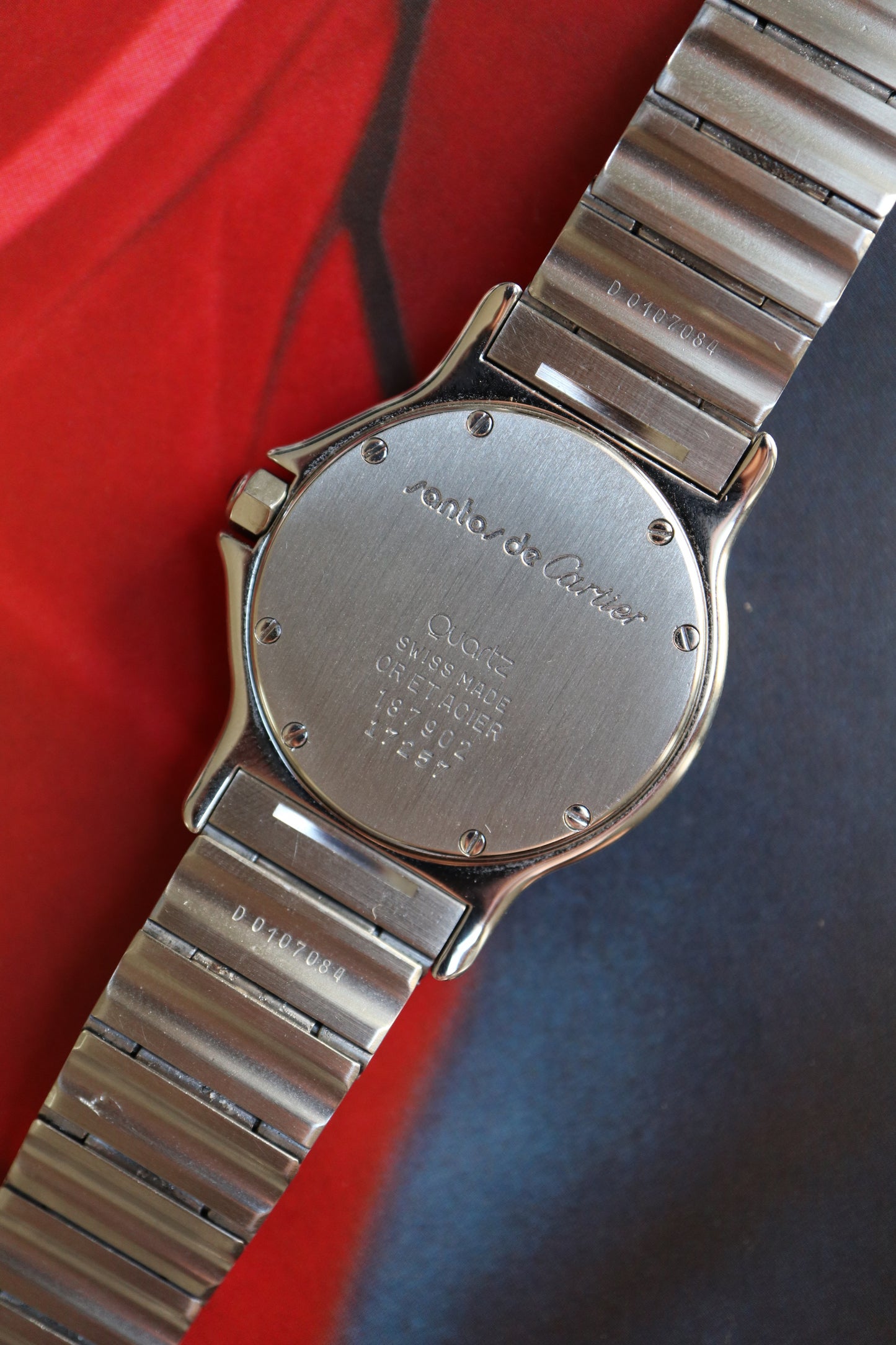 Cartier Santos Octagon LM Two-Tone Quartz 187902 (1989–1990)