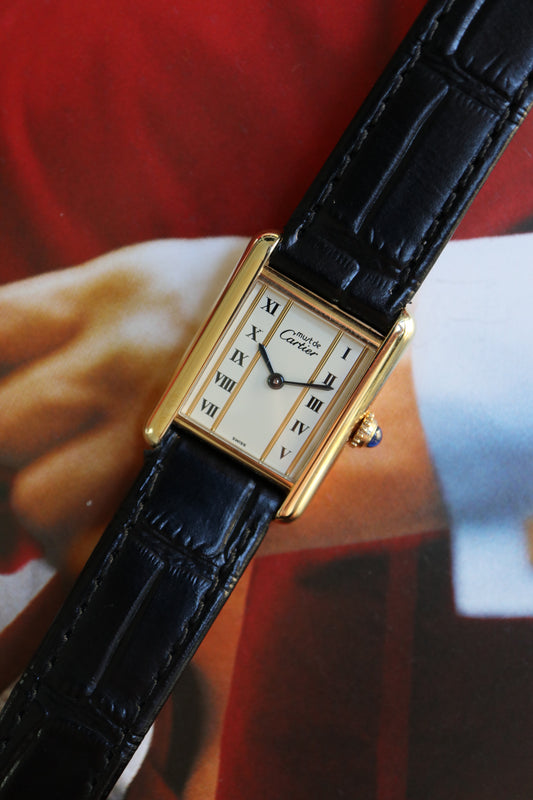 Cartier Tank Vermeil SM Quartz 5057001 (1994–1995)