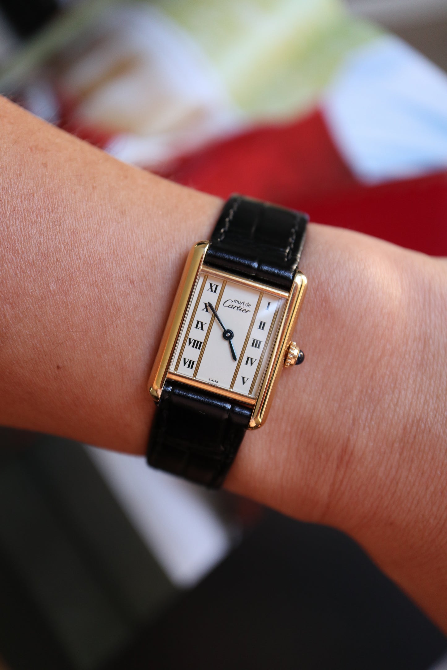 Cartier Tank Vermeil SM Quartz 5057001 (1994–1995)