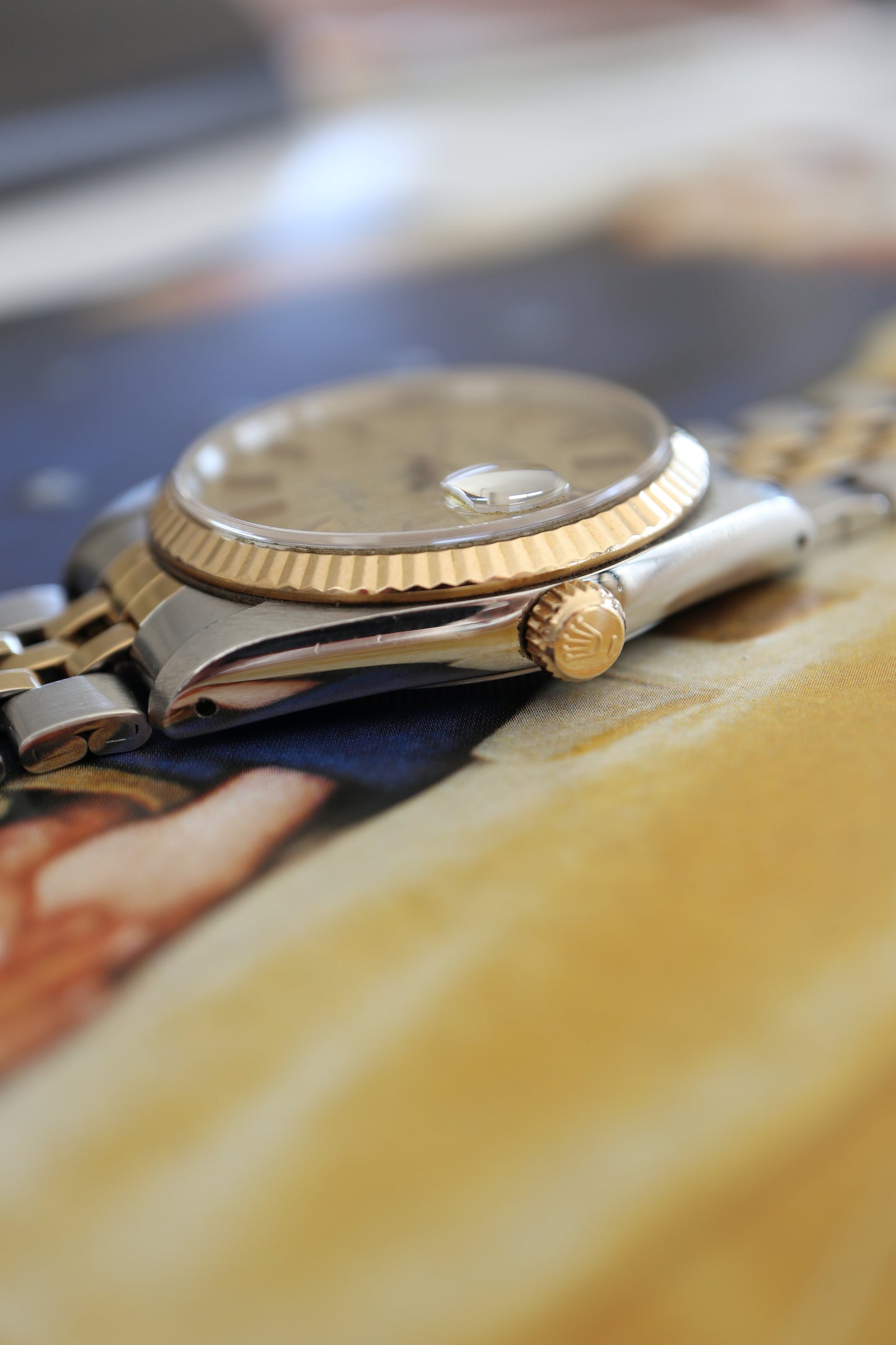 Tudor Prince Oysterdate Champagne Linen Dial Automatic 74033 (1995–1996)