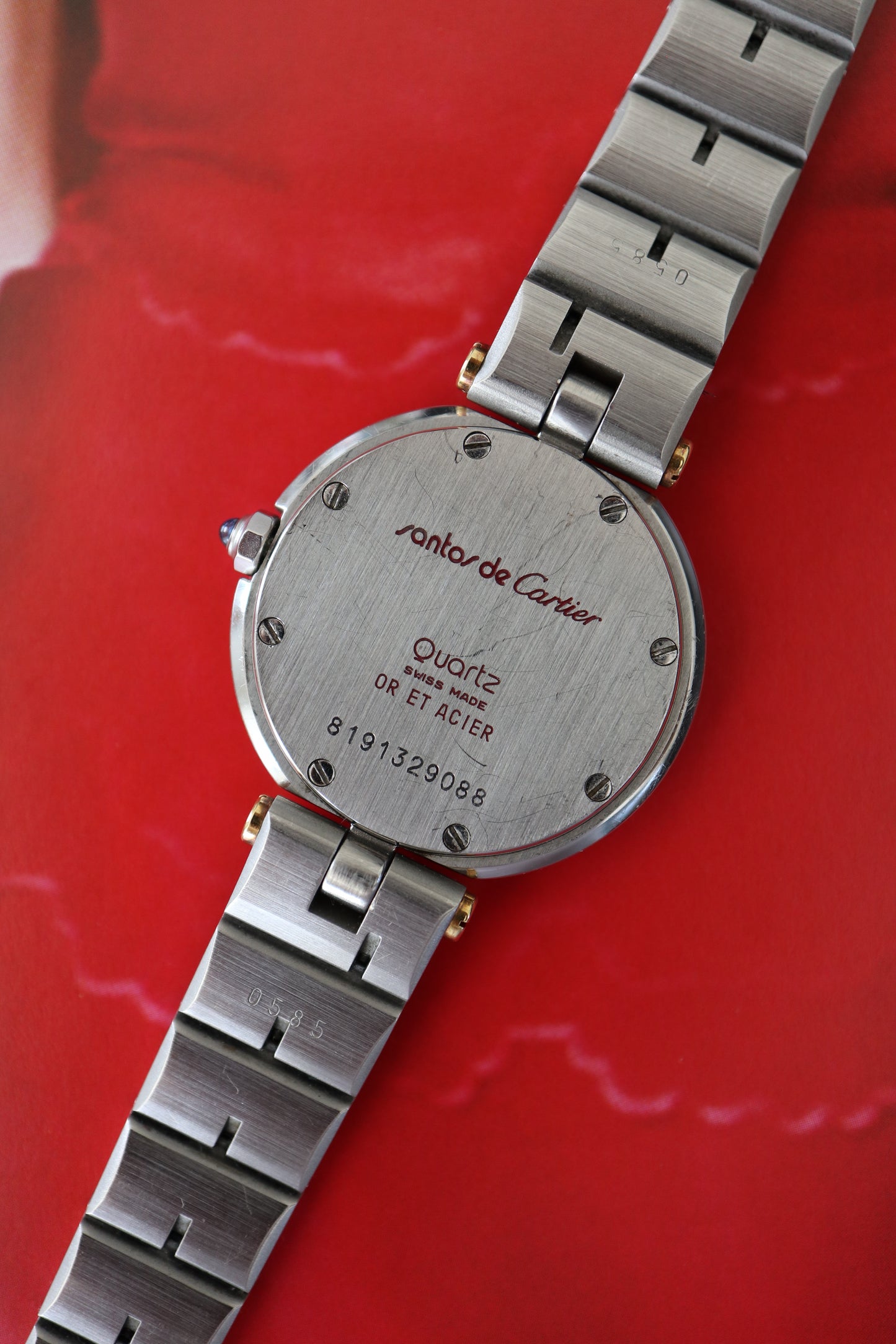 Cartier Santos Ronde Quartz 8191 (1990–1991)