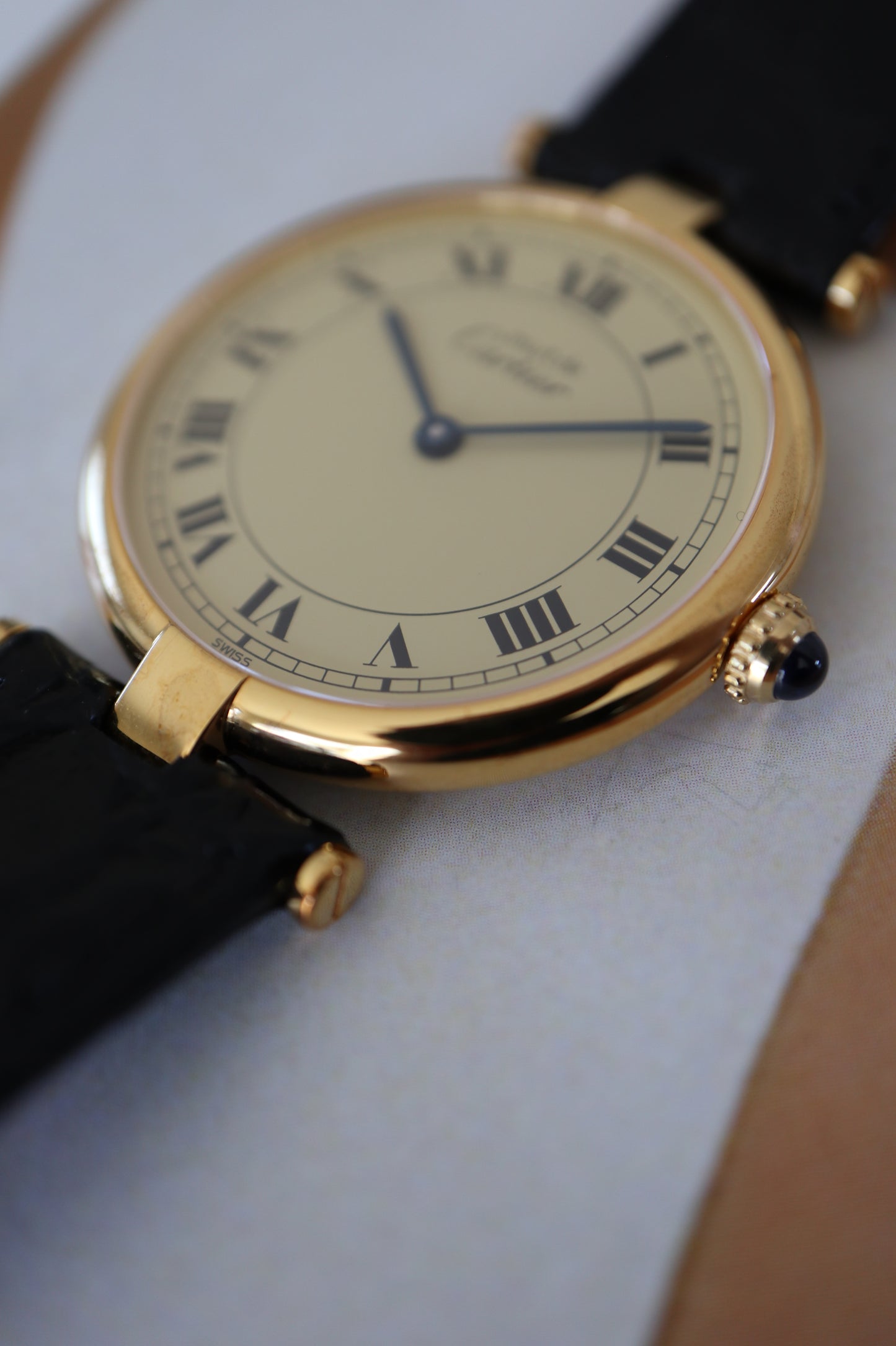 Cartier Vendome Vermeil LM Quartz 590003 (1991–1993)