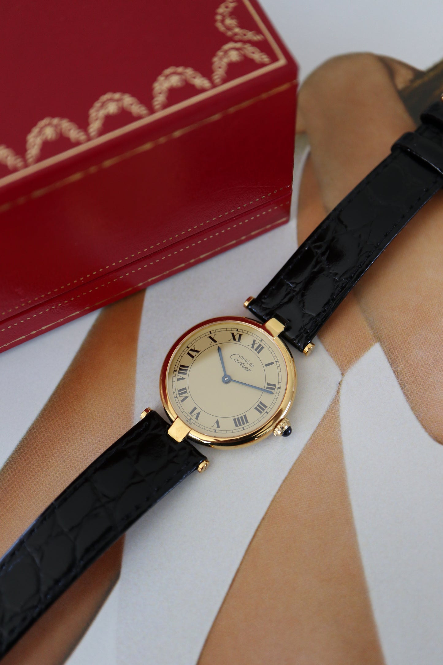 Cartier Vendome Vermeil LM Quartz 590003 (1991–1993)