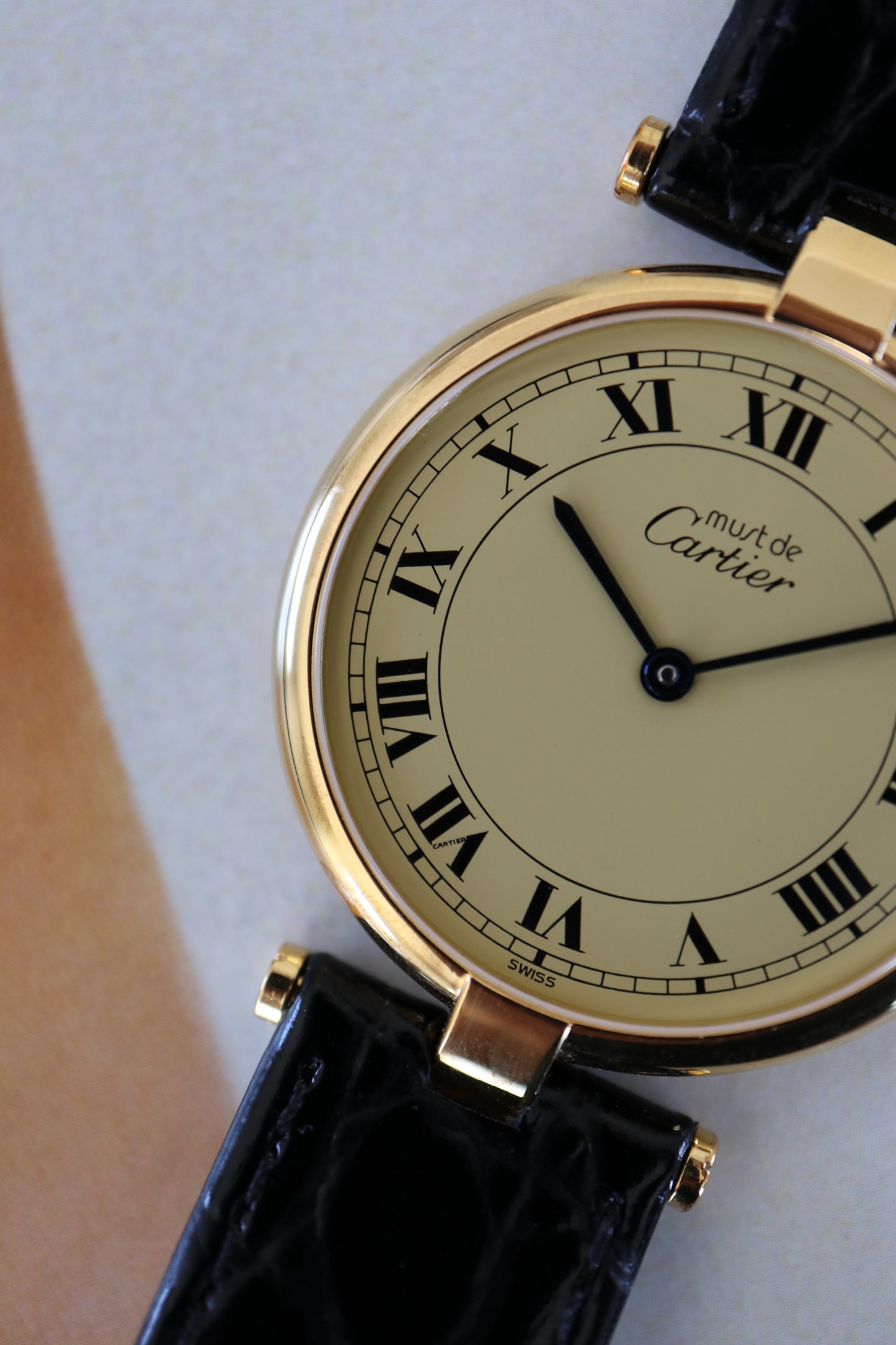 Cartier Vendome Vermeil LM Quartz 590003 (1991–1993)