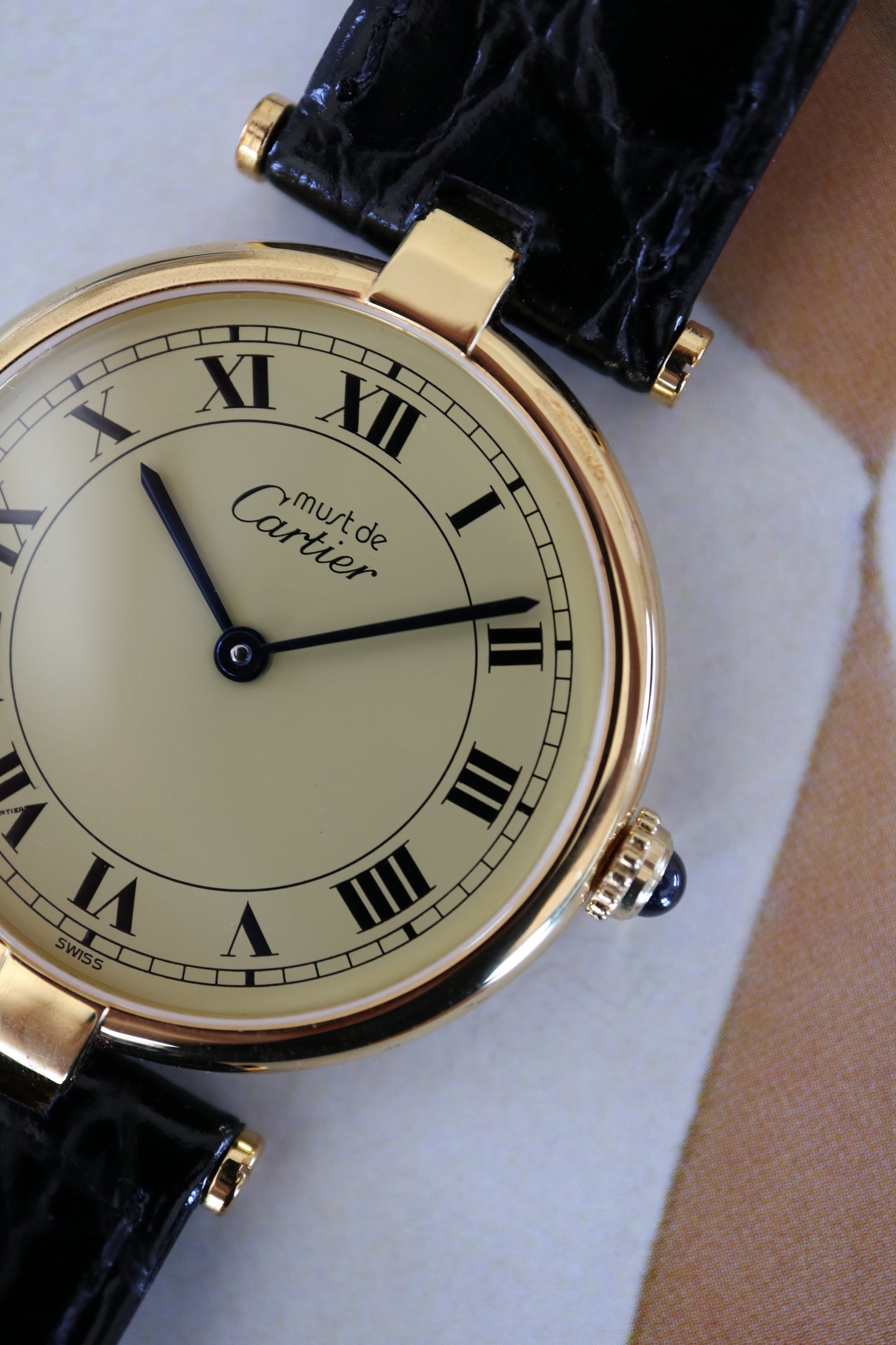 Cartier Vendome Vermeil LM Quartz 590003 (1991–1993)