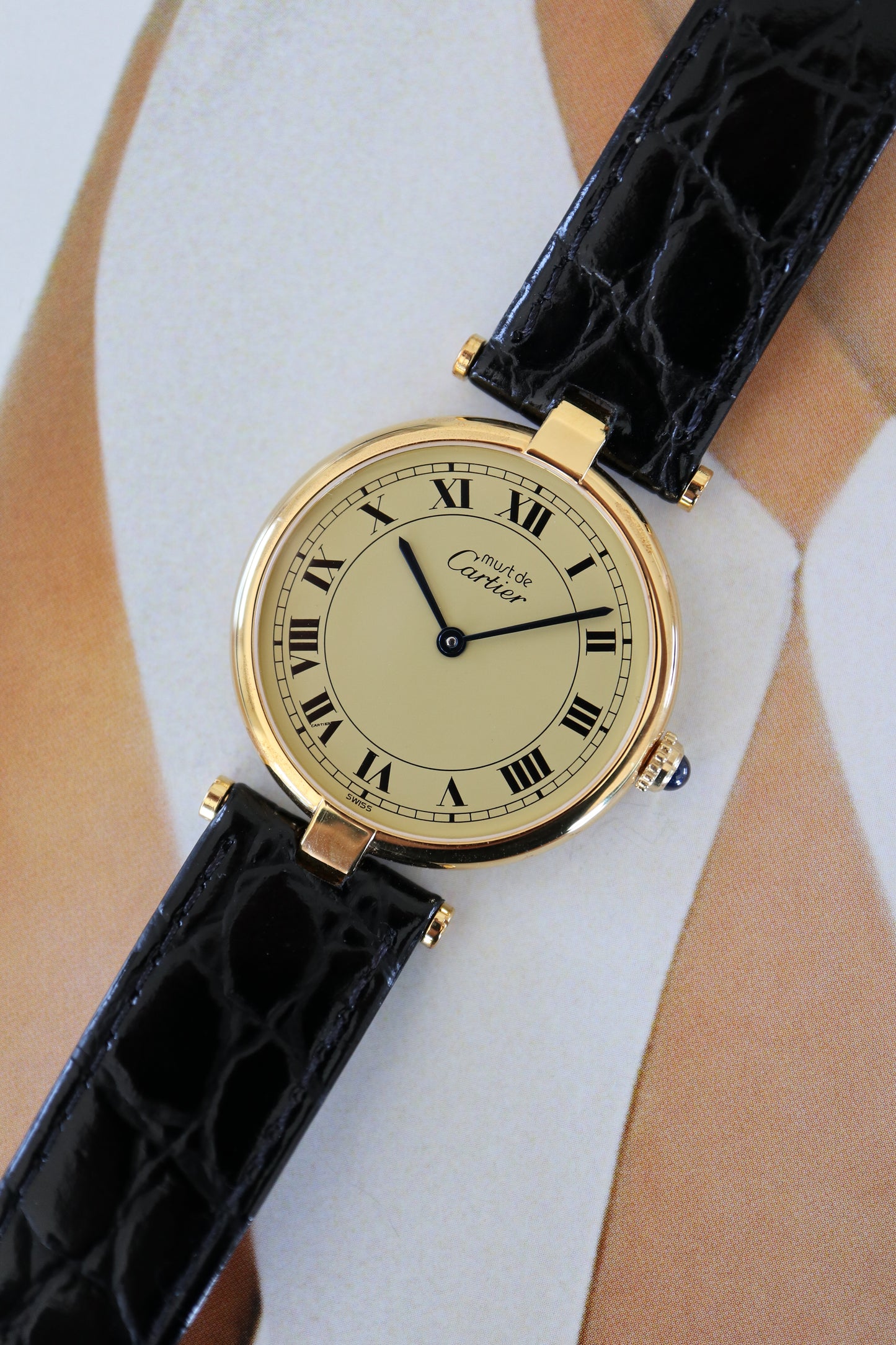 Cartier Vendome Vermeil LM Quartz 590003 (1991–1993)