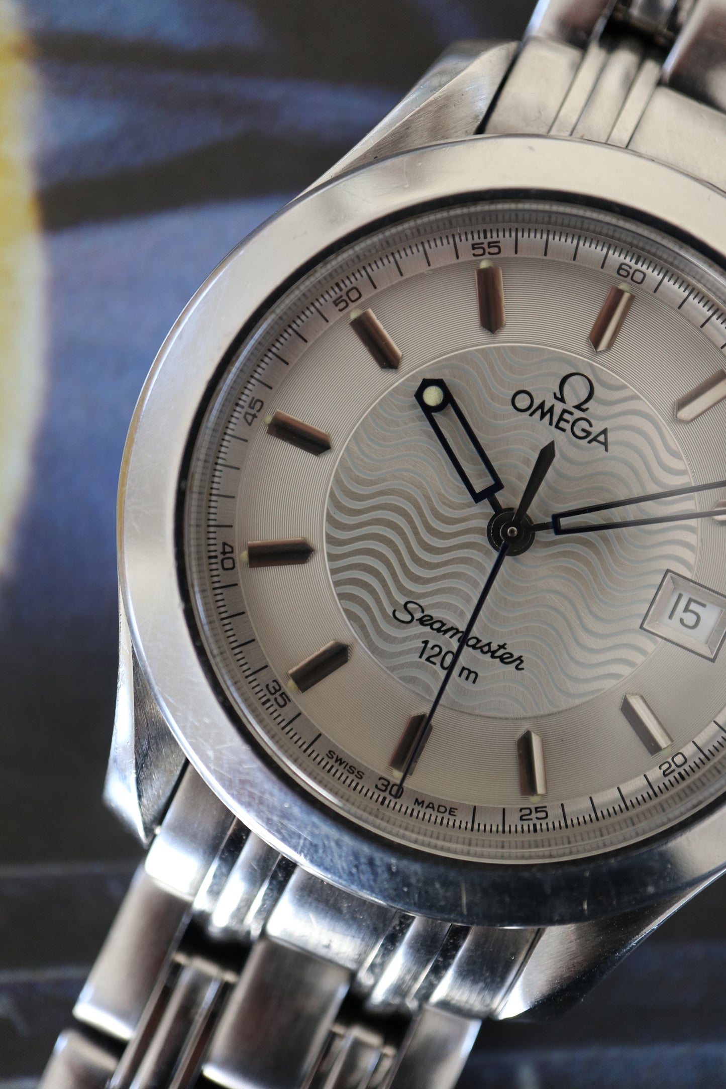 Omega Seamaster 120M “Silver Wave Dial” Quartz 2511.31 (1996)