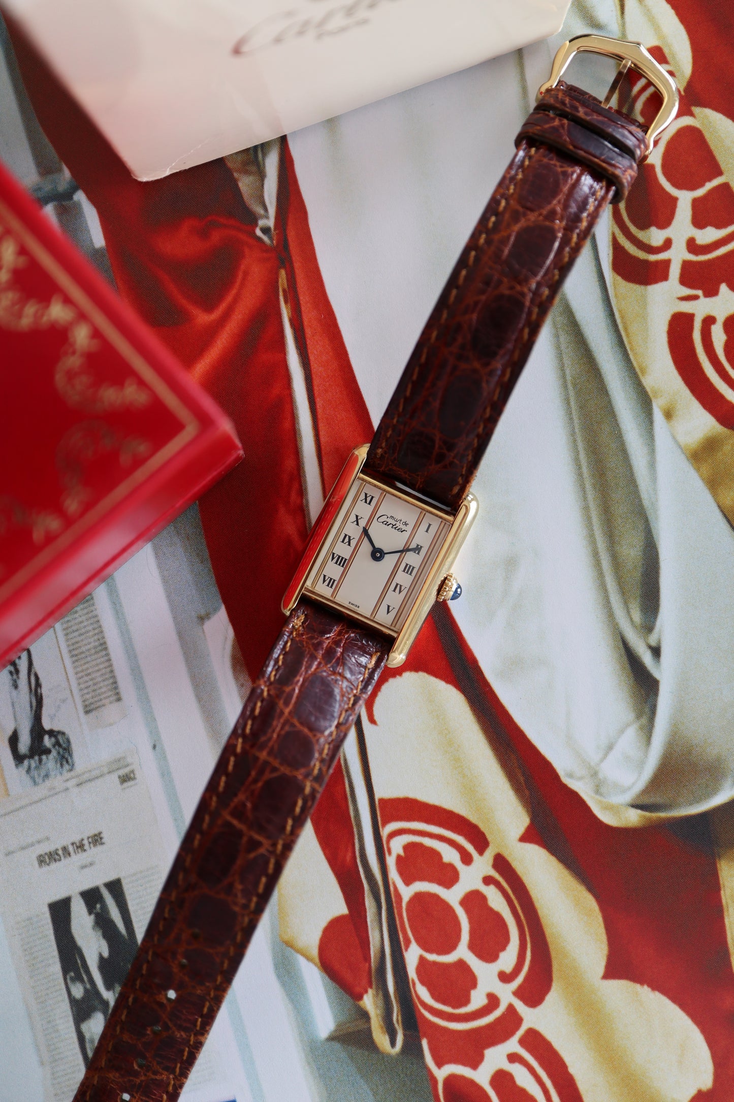 Cartier Tank Vermeil SM Quartz 5057001 (1991–1992)