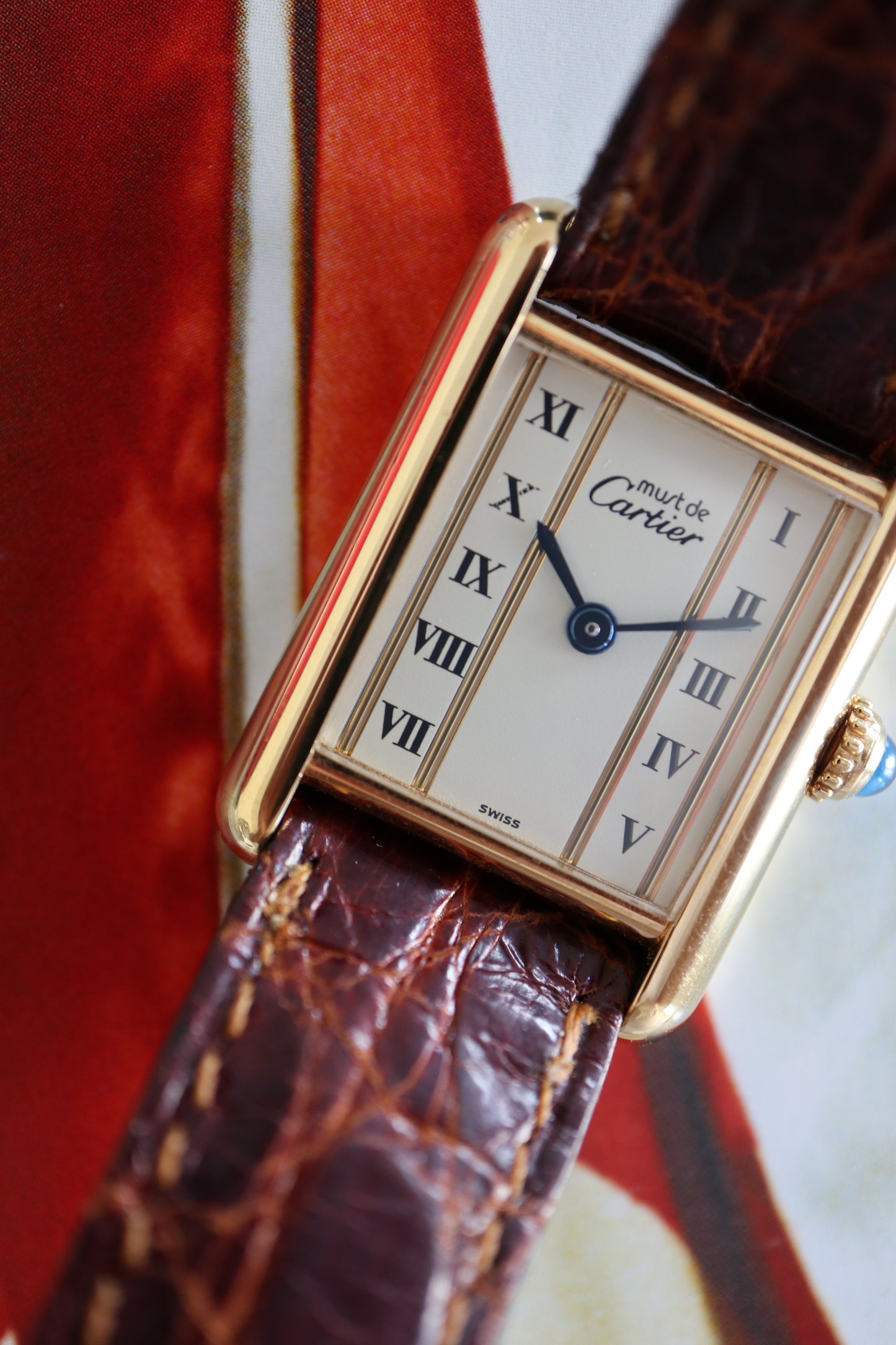 Cartier Tank Vermeil SM Quartz 5057001 (1991–1992)