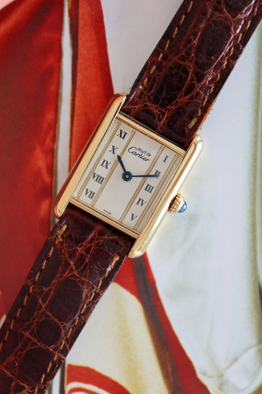 Cartier Tank Vermeil SM Quartz 5057001 (1991–1992)