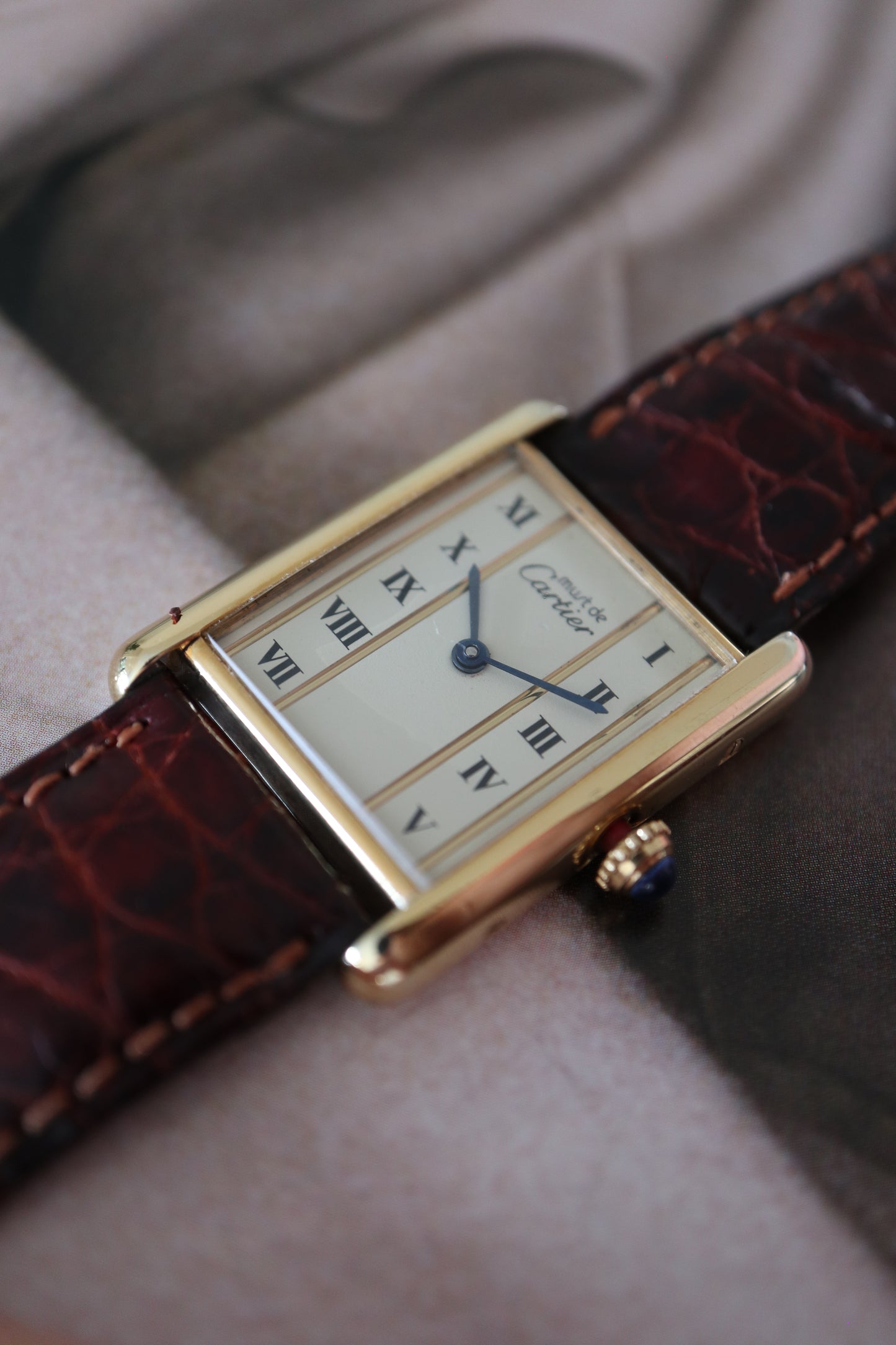 Cartier Tank Vermeil LM Quartz 590005 (1993–1994)