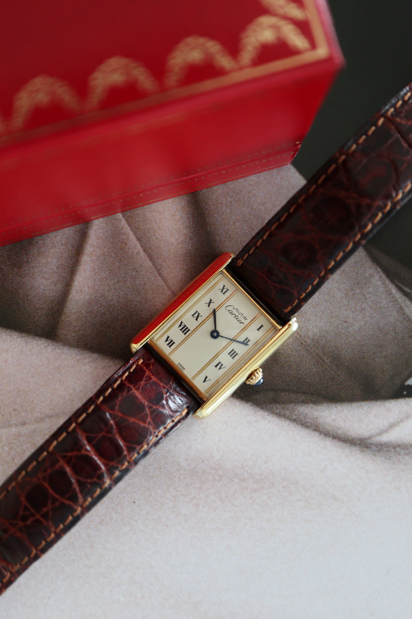 Cartier Tank Vermeil LM Quartz 590005 (1993–1994)
