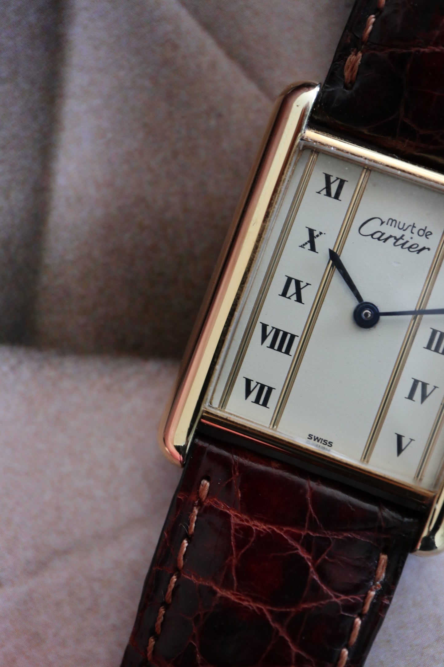 Cartier Tank Vermeil LM Quartz 590005 (1993–1994)