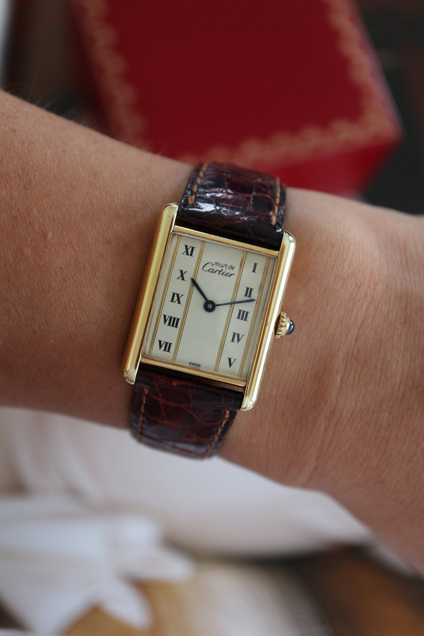 Cartier Tank Vermeil LM Quartz 590005 (1993–1994)