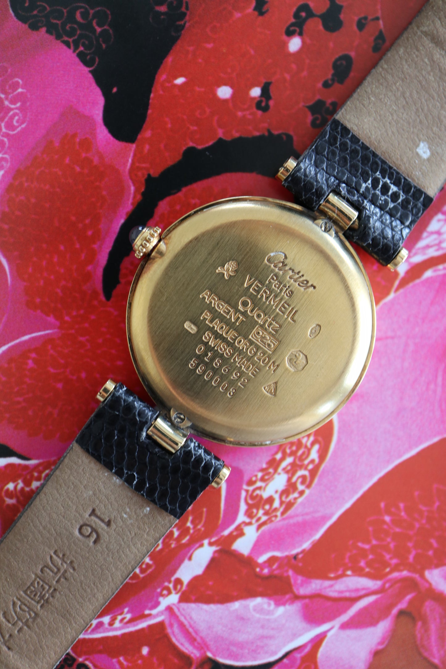 Cartier Vendome Vermeil LM Quartz 590003 (1988–1990)