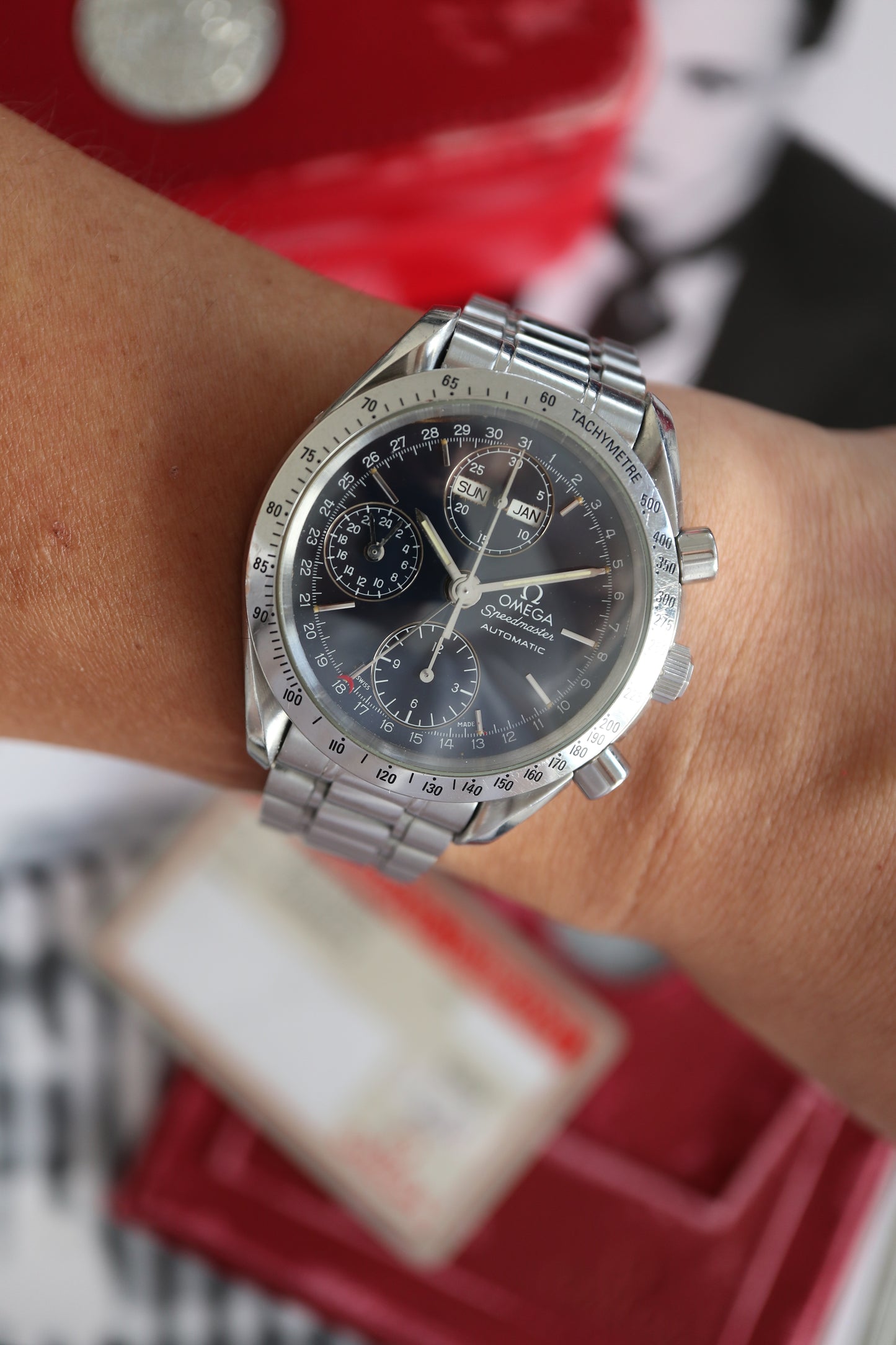 Omega Speedmaster Triple Date Automatic Cal. 5200 3521.80 (1999)