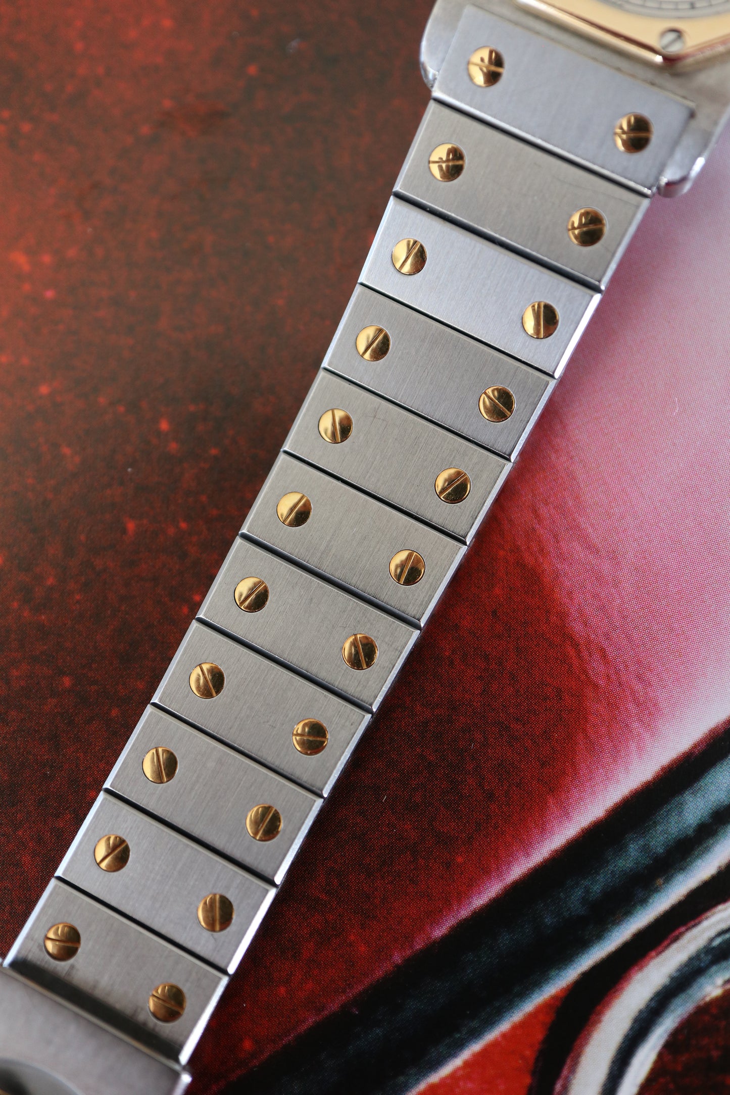 Cartier Santos Octagon LM Two-Tone Quartz 187902 (1991–1992) – Full Set