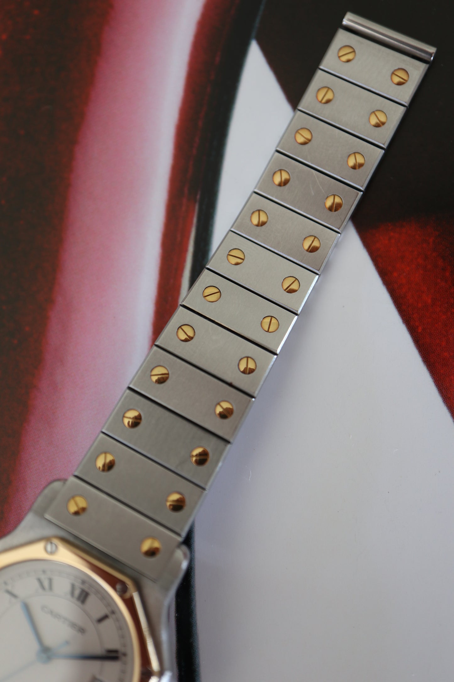 Cartier Santos Octagon LM Two-Tone Quartz 187902 (1991–1992) – Full Set