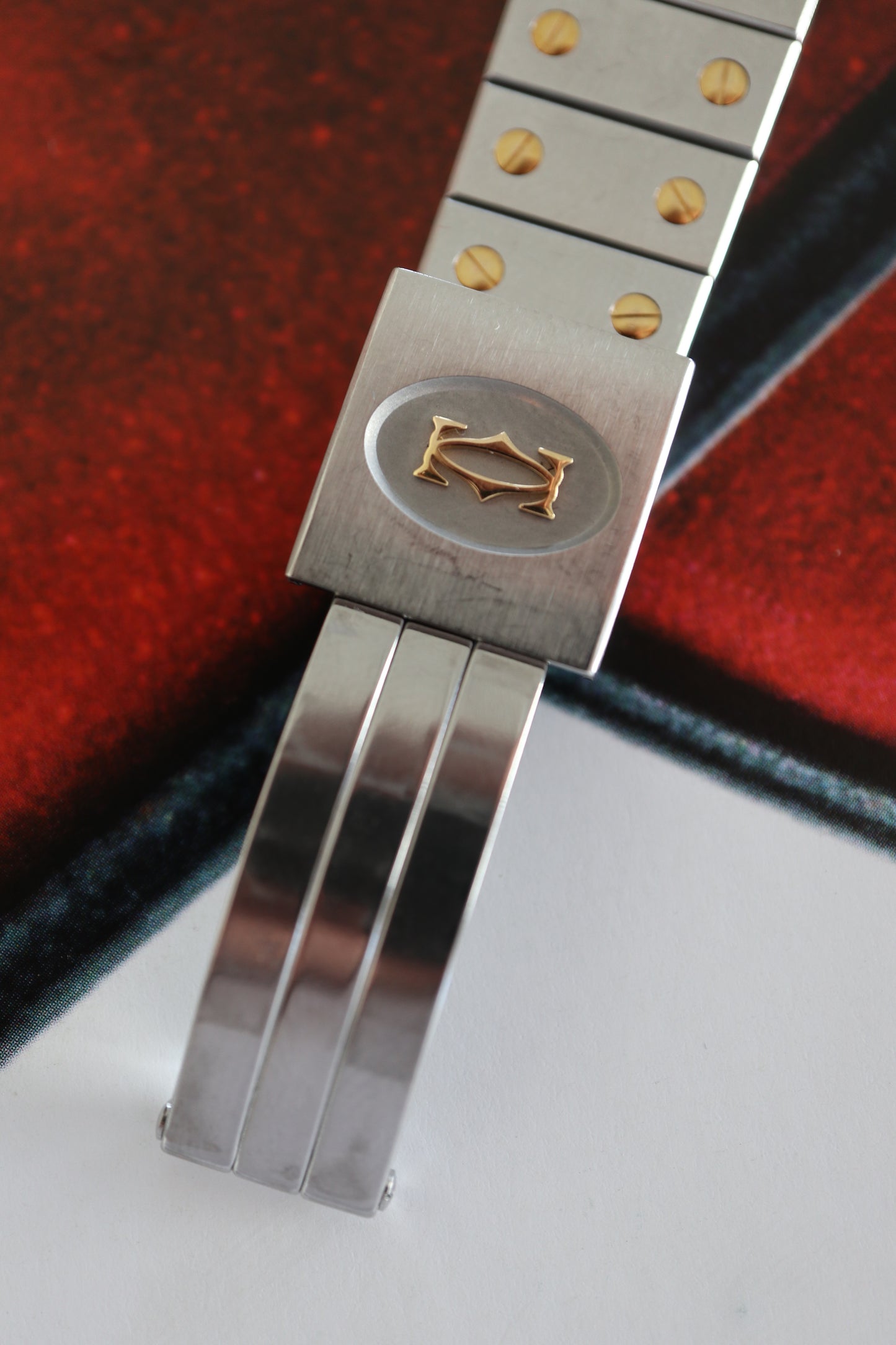 Cartier Santos Octagon LM Two-Tone Quartz 187902 (1991–1992) – Full Set