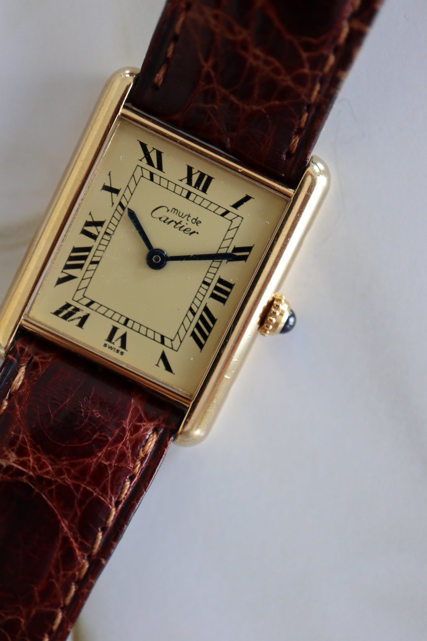 Cartier Tank Vermeil LM Quartz 590005 (1995–1996)