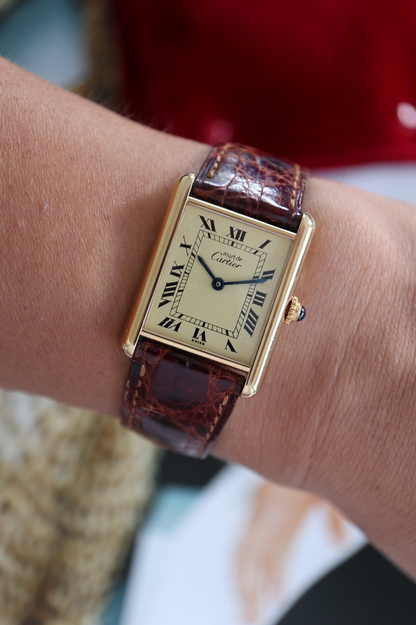 Cartier Tank Vermeil LM Quartz 590005 (1995–1996)