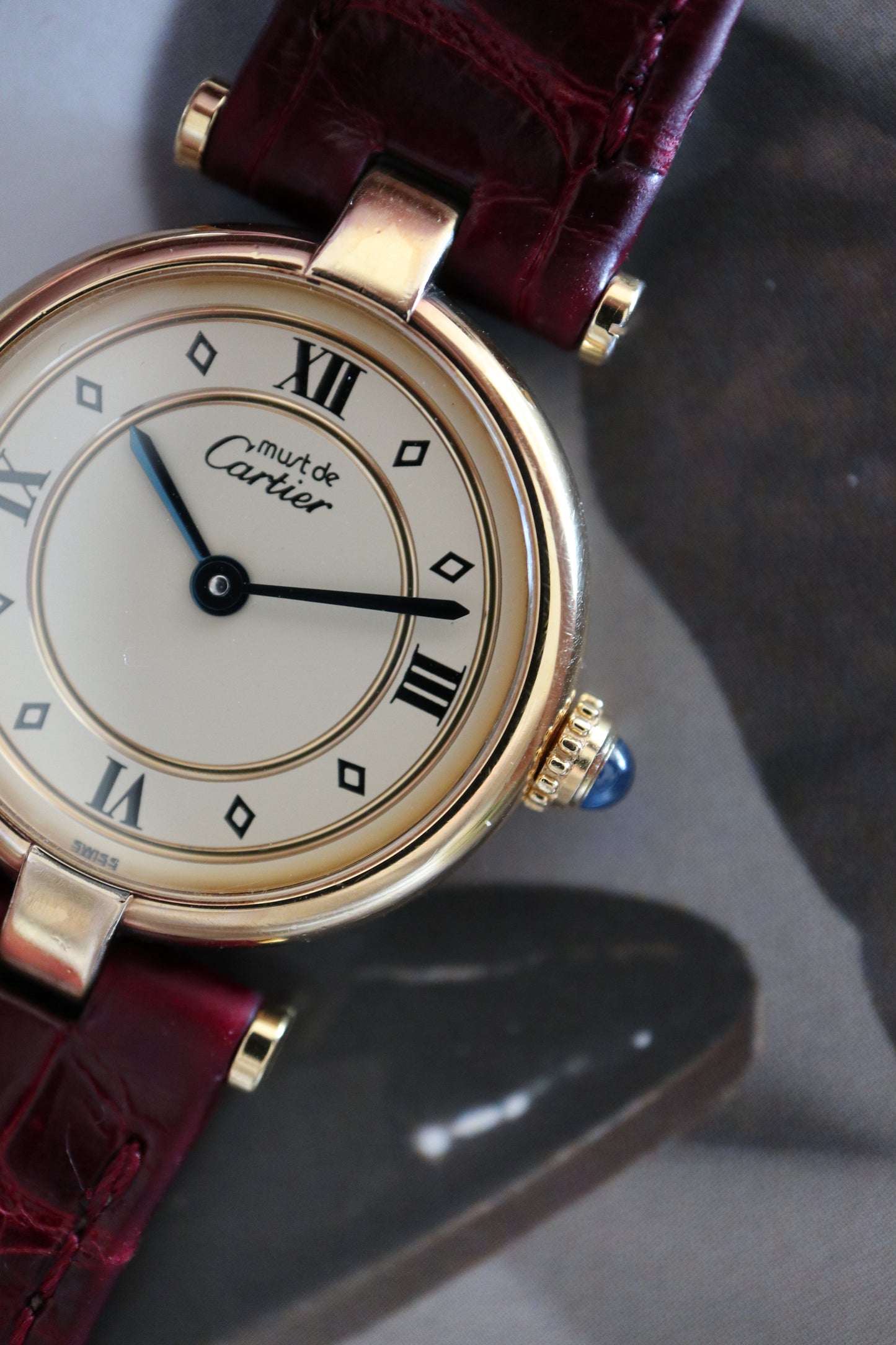 Cartier Vendome Vermeil SM Quartz 590004 (1991–1993)