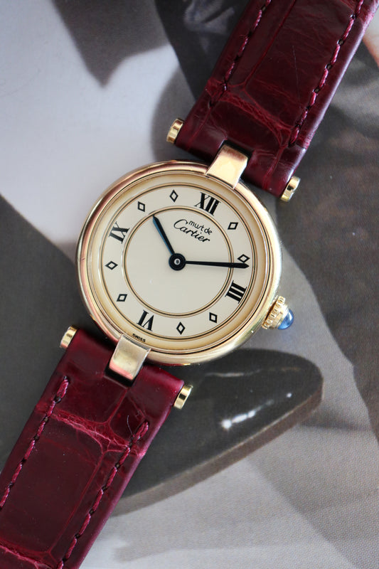 Cartier Vendome Vermeil SM Quartz 590004 (1991–1993)