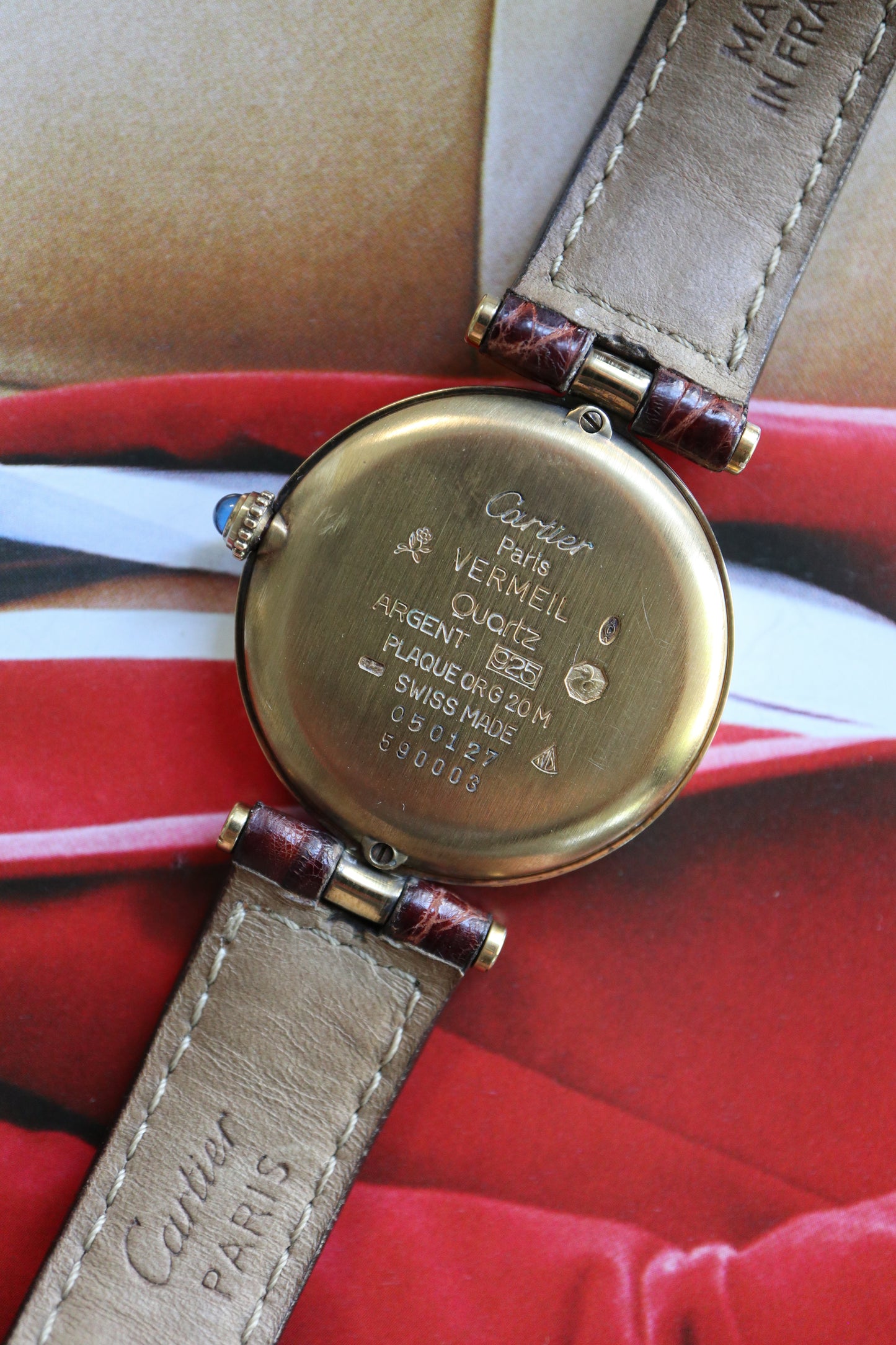 Cartier Vendome Vermeil LM Quartz 590003 (1990) – Full Set
