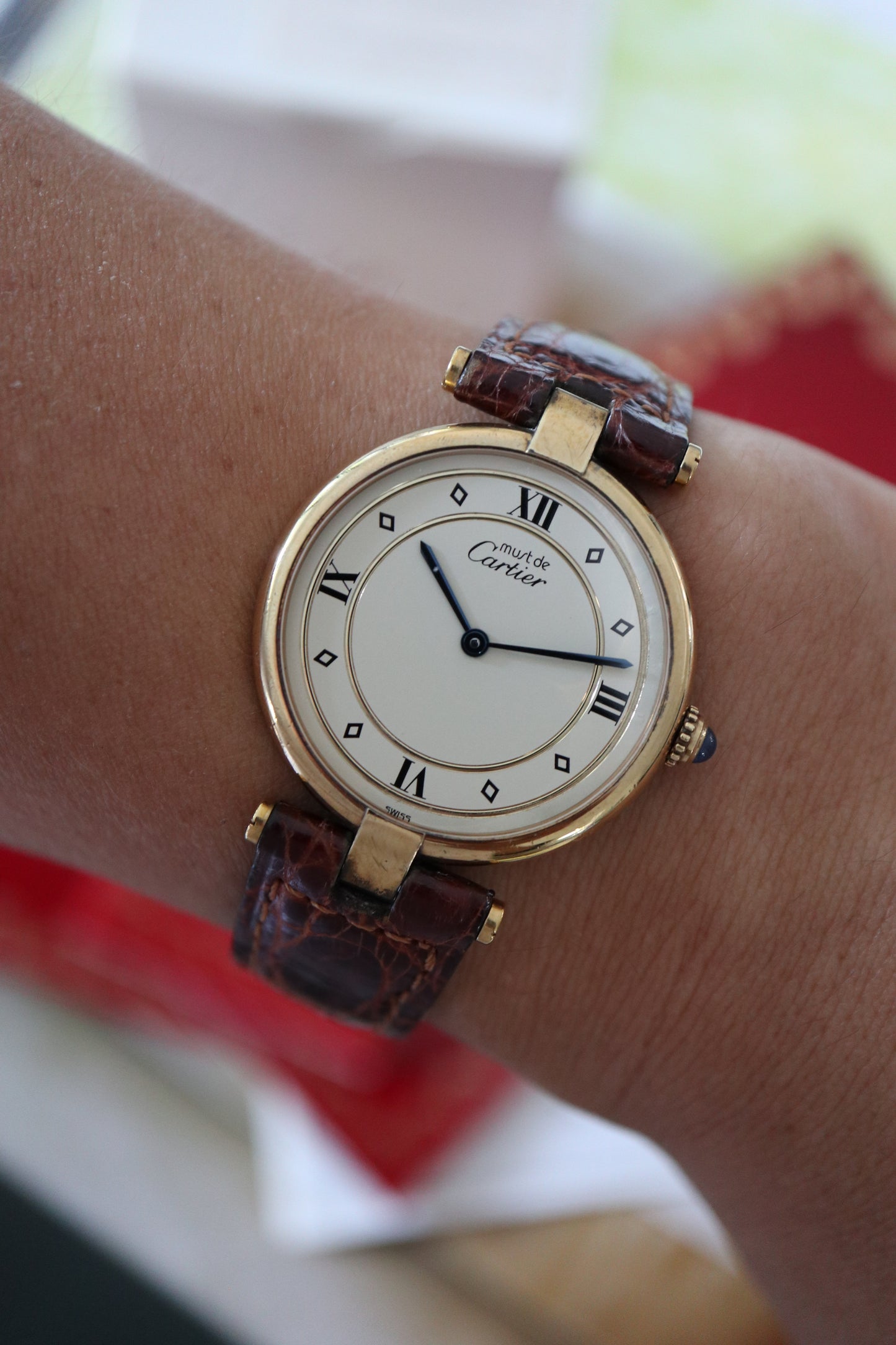 Cartier Vendome Vermeil LM Quartz 590003 (1990) – Full Set
