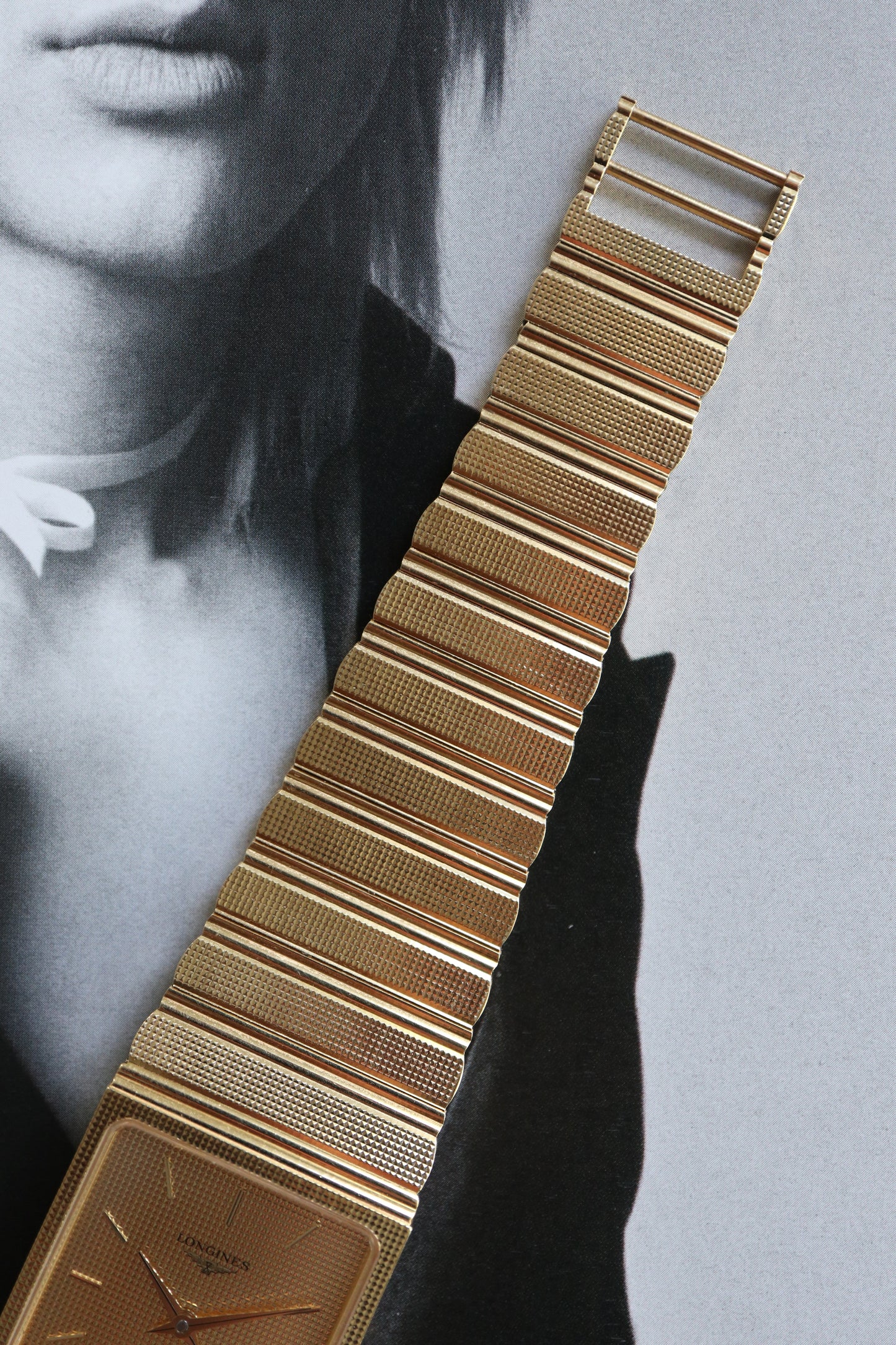 Longines Gold-Plated Rectangular Quartz (1979–1981)