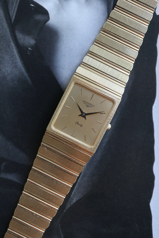 Longines Gold-Plated Rectangular Quartz (1979–1981)