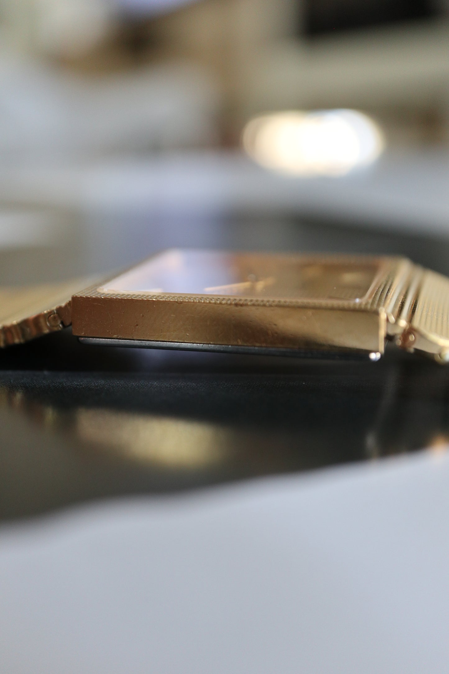 Longines Gold-Plated Rectangular Quartz (1979–1981)