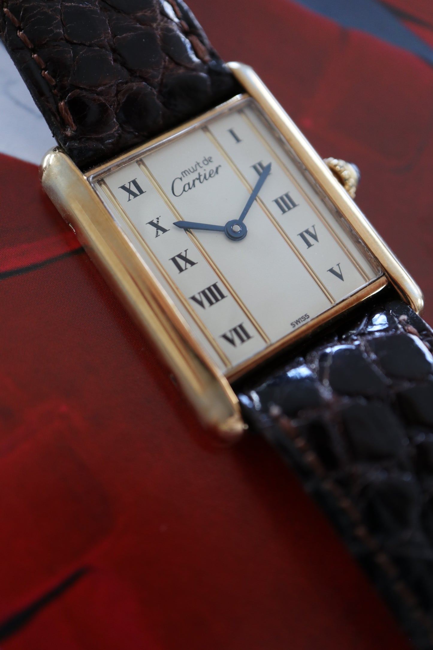 Cartier Tank Vermeil LM Quartz 590005 (1990–1991)