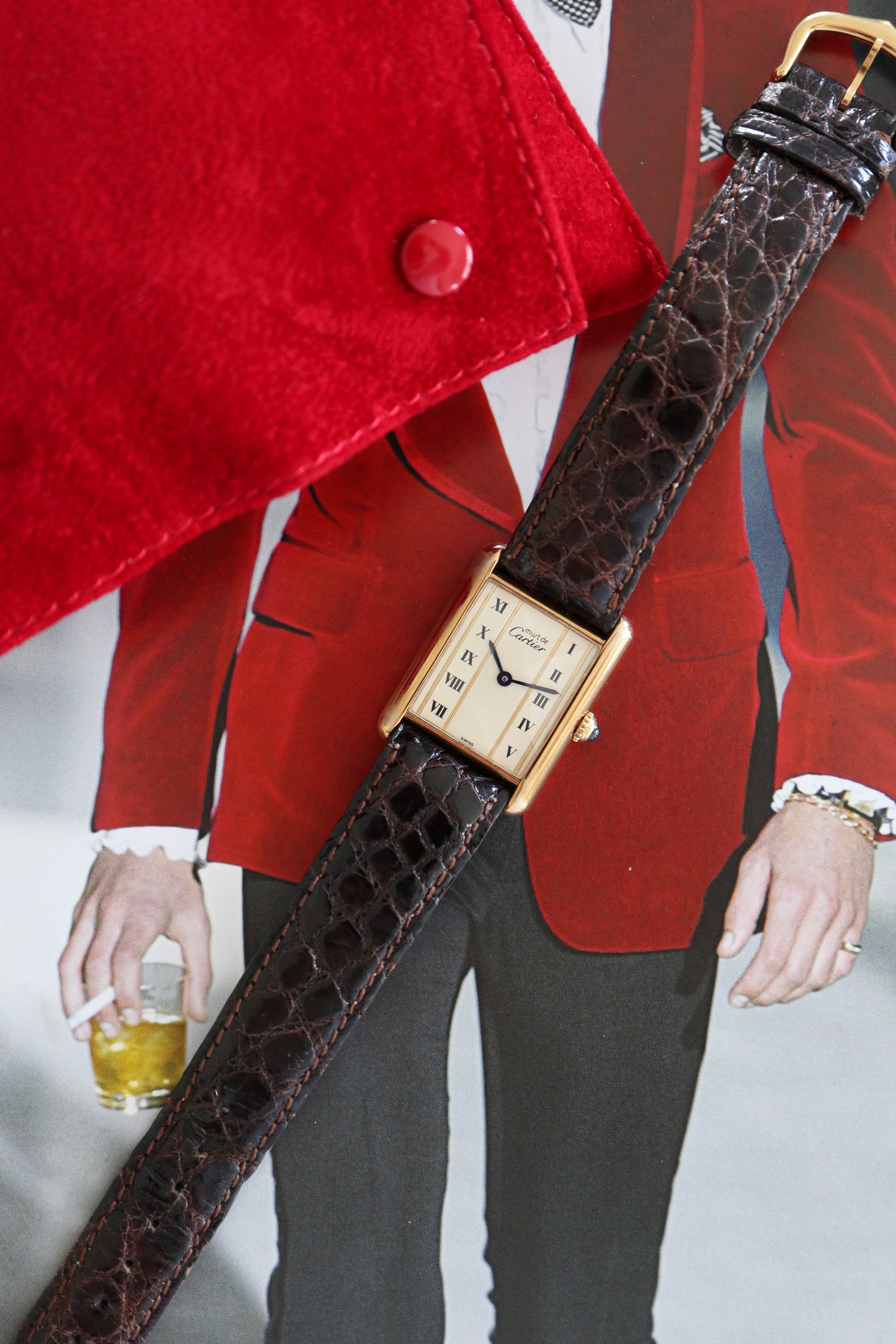 Cartier Tank Vermeil LM Quartz 590005 (1990–1991)