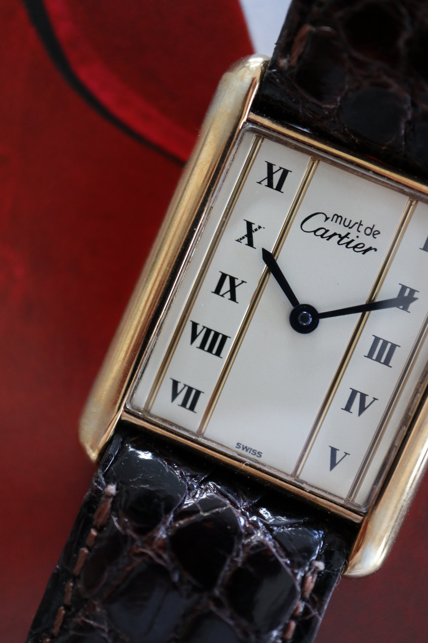 Cartier Tank Vermeil LM Quartz 590005 (1990–1991)