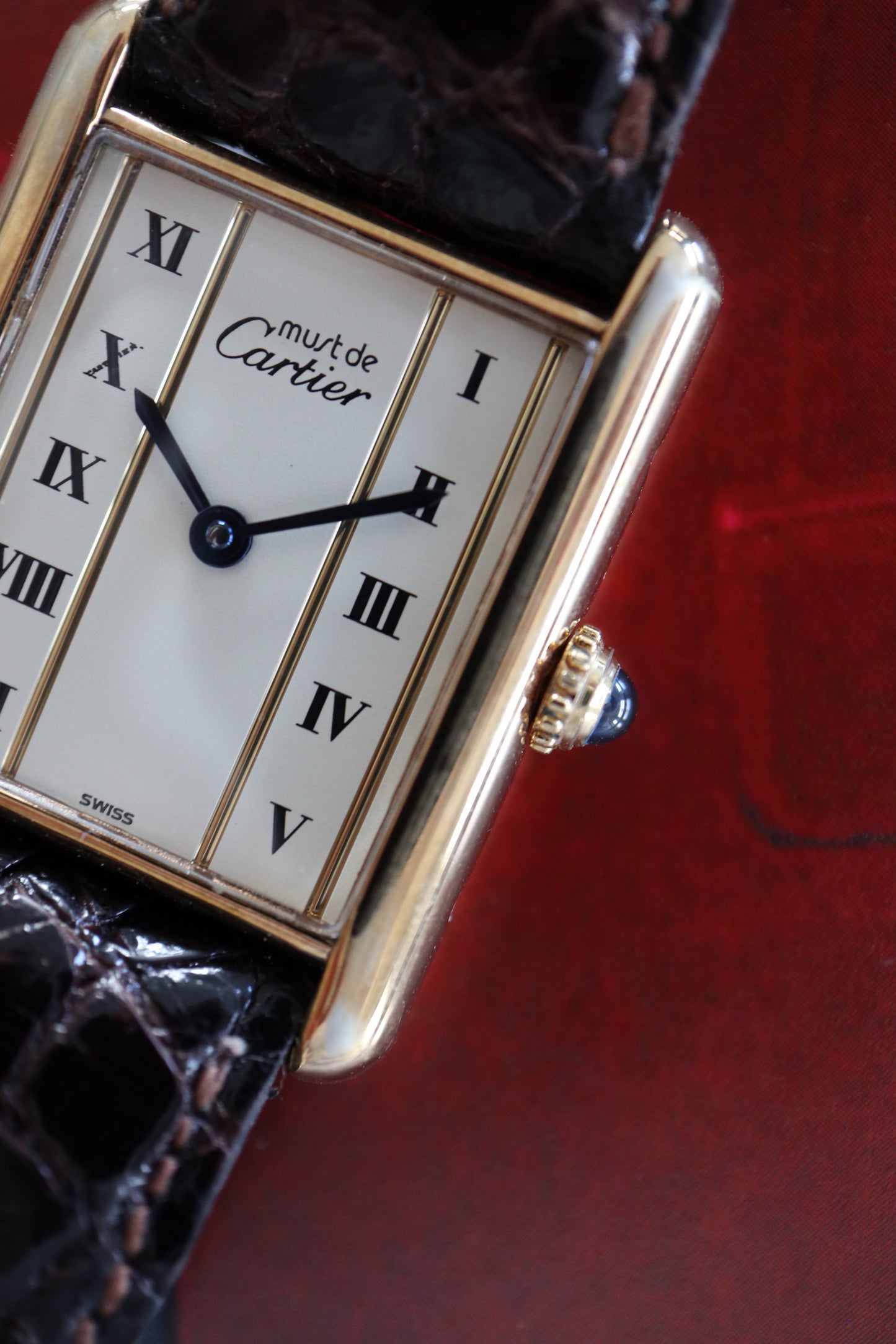Cartier Tank Vermeil LM Quartz 590005 (1990–1991)