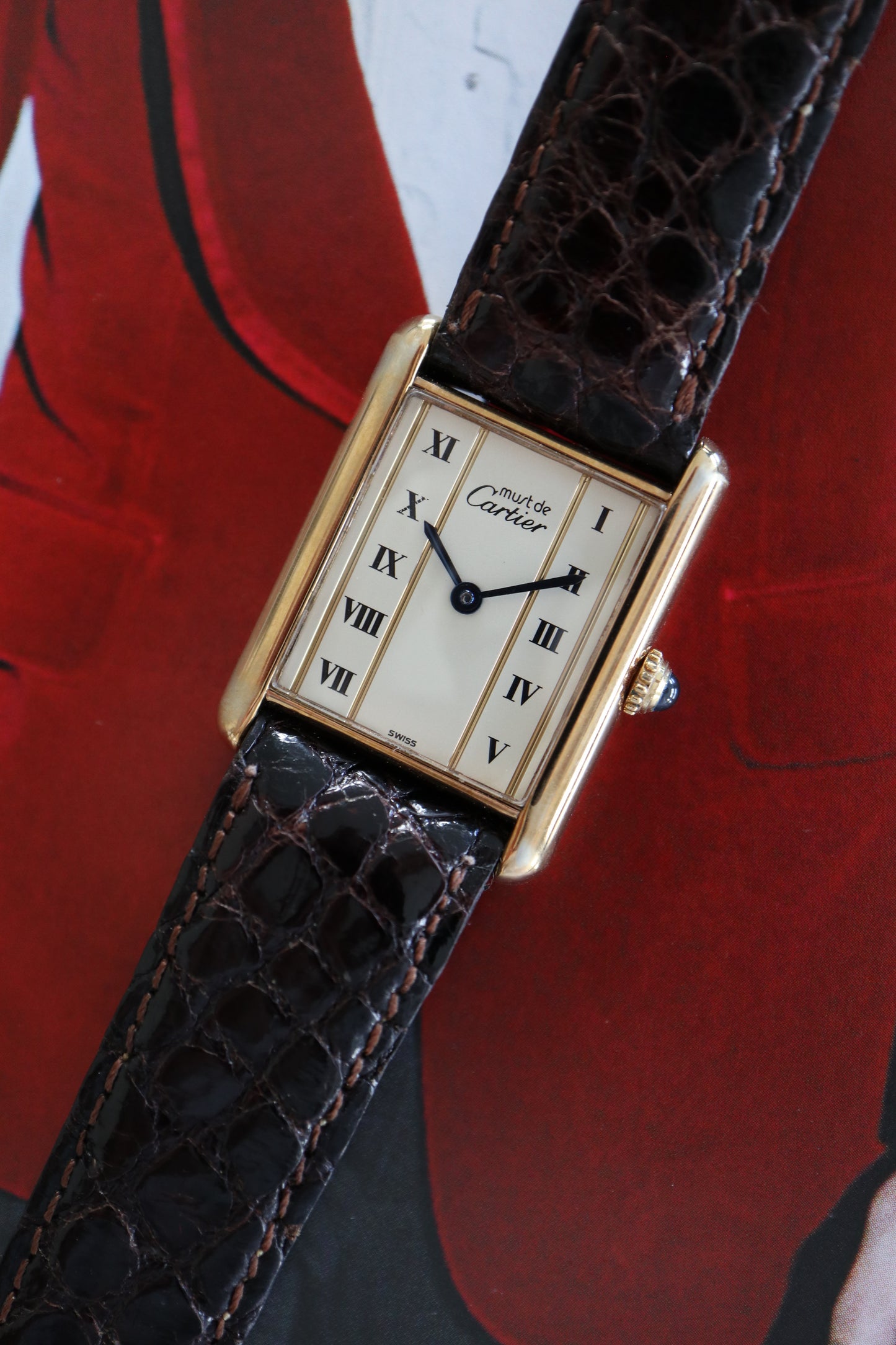 Cartier Tank Vermeil LM Quartz 590005 (1990–1991)