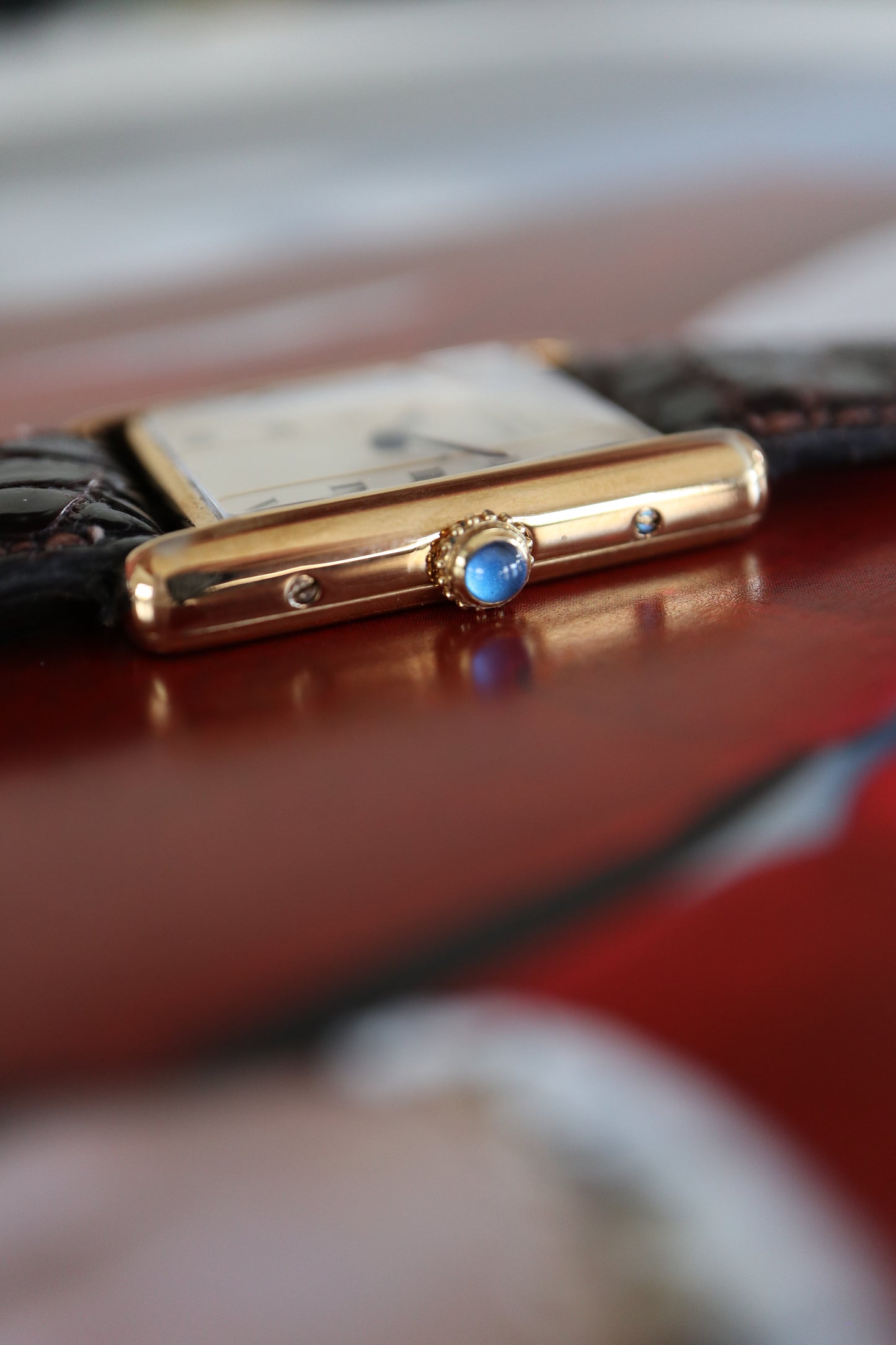 Cartier Tank Vermeil LM Quartz 590005 (1990–1991)