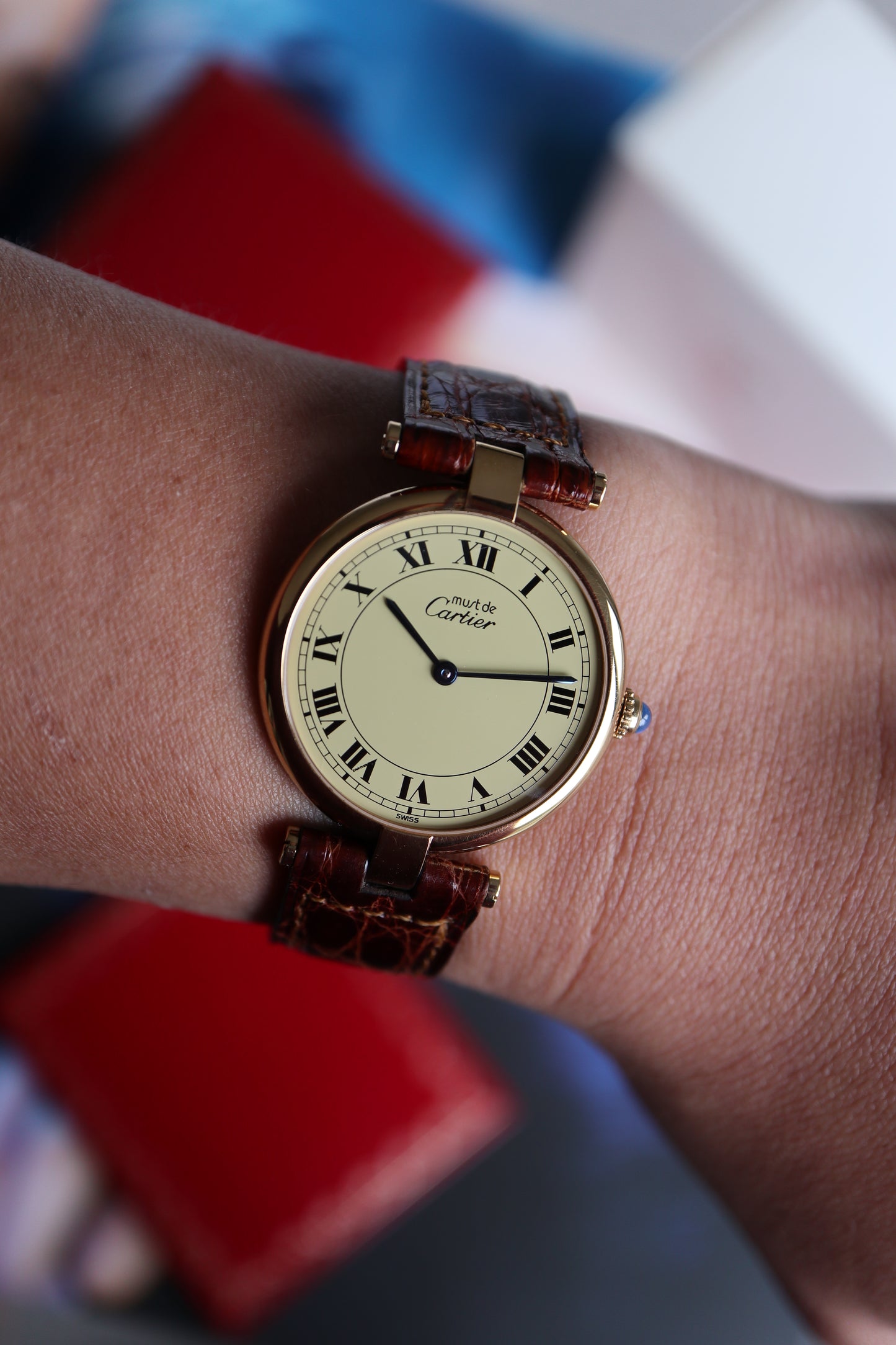 Cartier Vendome Vermeil LM Quartz 590003 (1993) – Full Set