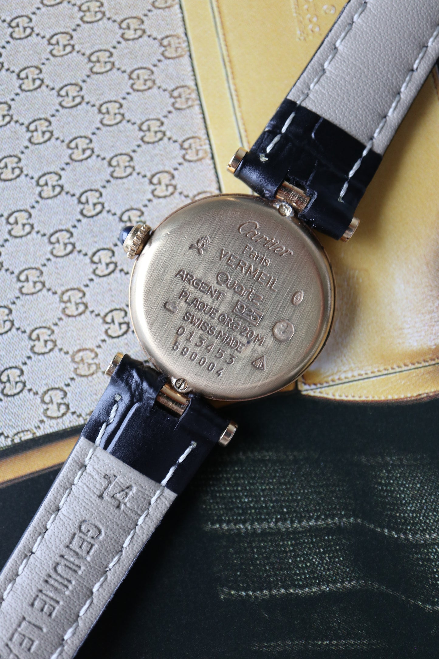 Cartier Vendome Vermeil SM Arabic Dial Quartz 590004 (1988–1990)