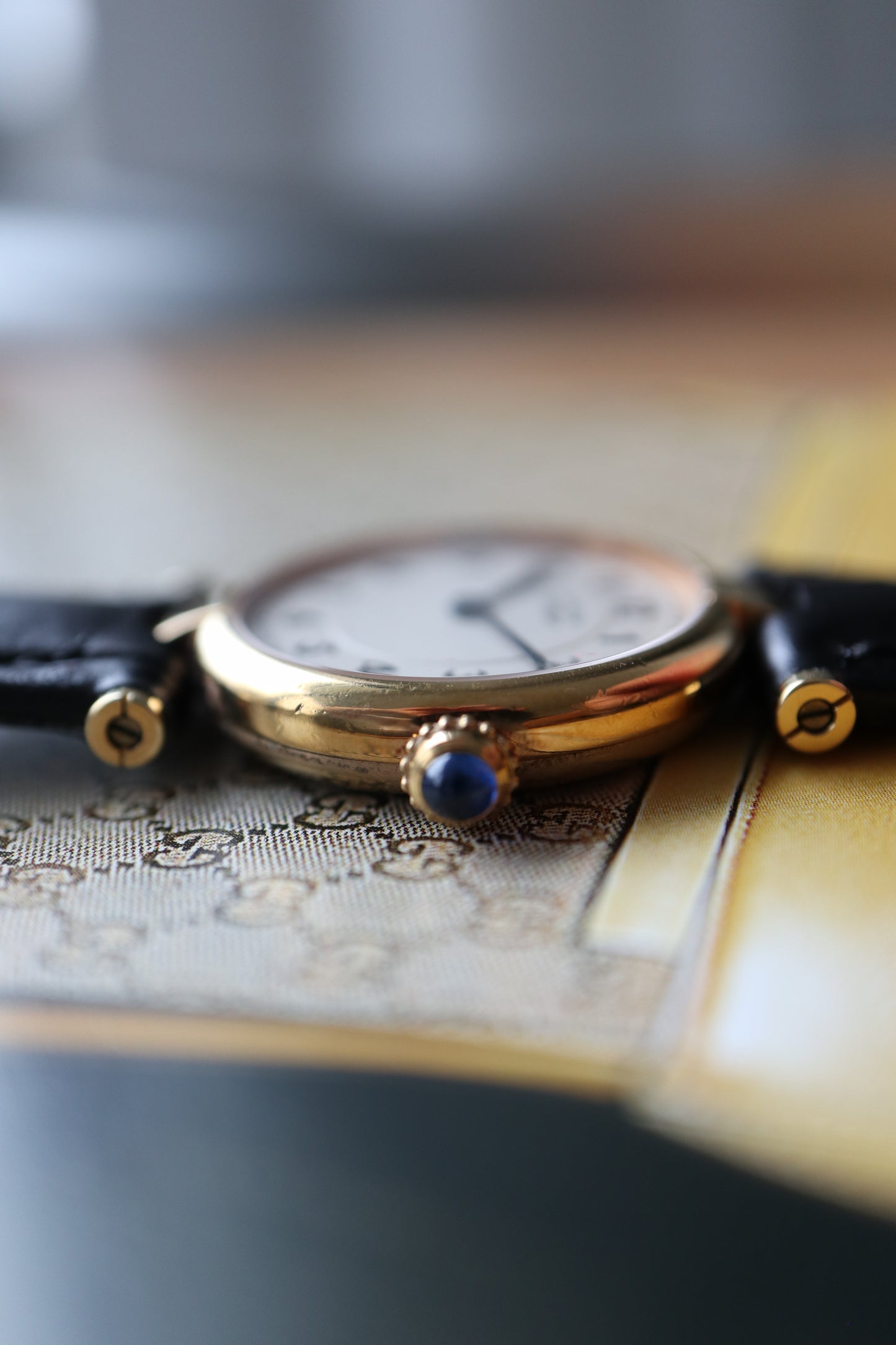 Cartier Vendome Vermeil SM Arabic Dial Quartz 590004 (1988–1990)