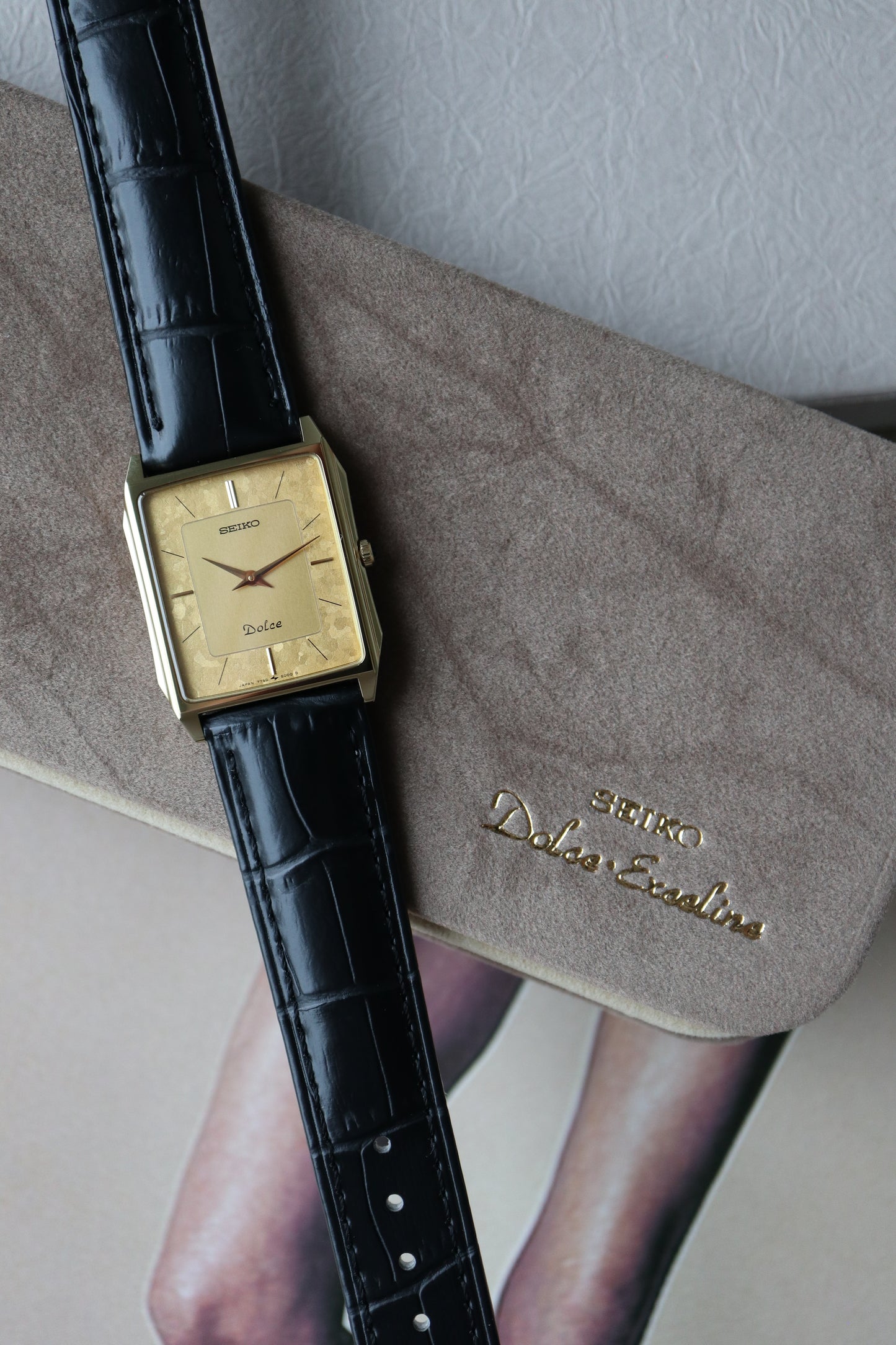 Seiko Dolce Tank Quartz 7740-5000 (1986)