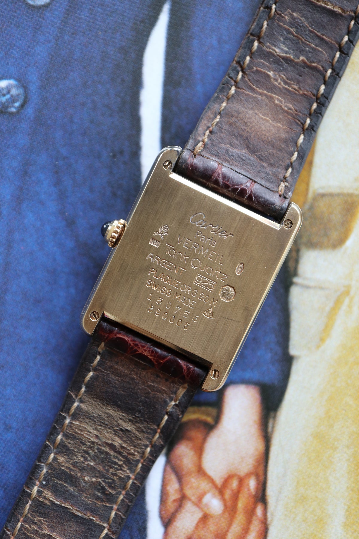 Cartier Tank Vermeil LM Quartz 590005 (1995–1996)