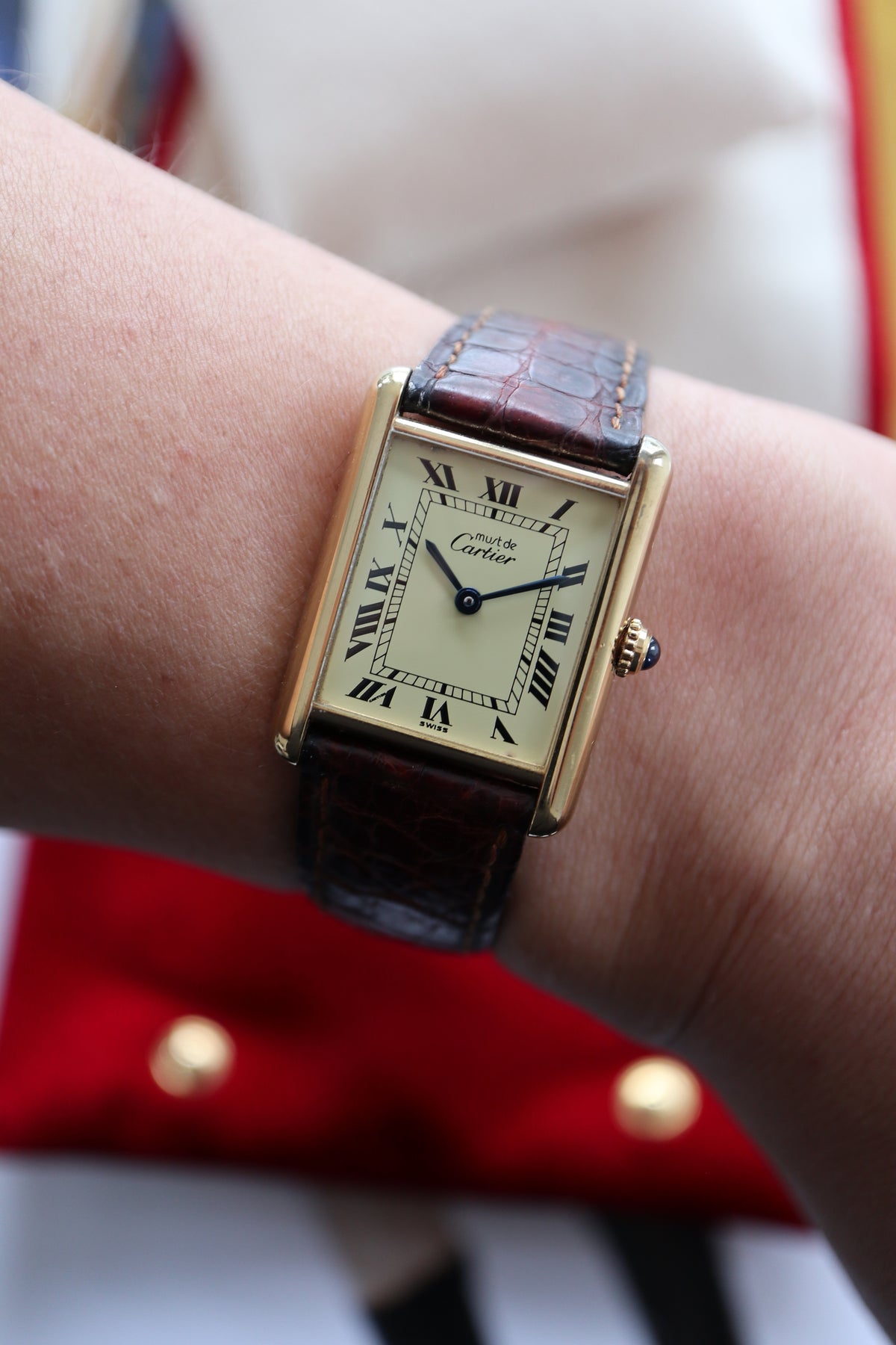 Cartier Tank Vermeil LM Quartz 590005 (1995–1996)
